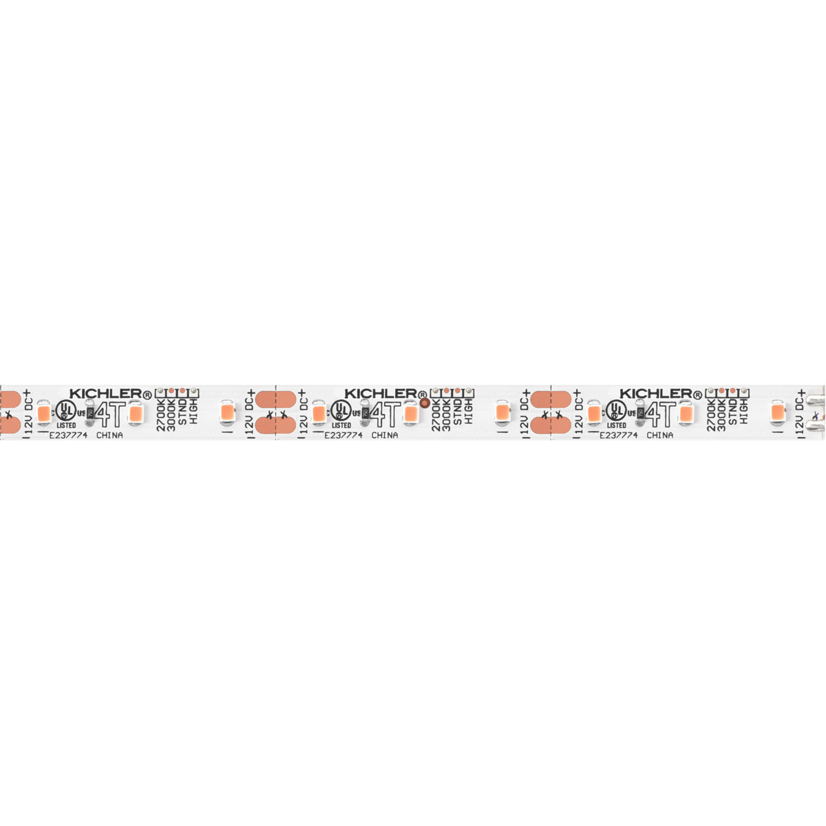 4Tl Dry Tape 12V White Material (Not Painted) 2700K 192 inch 12V LED Dry Tape