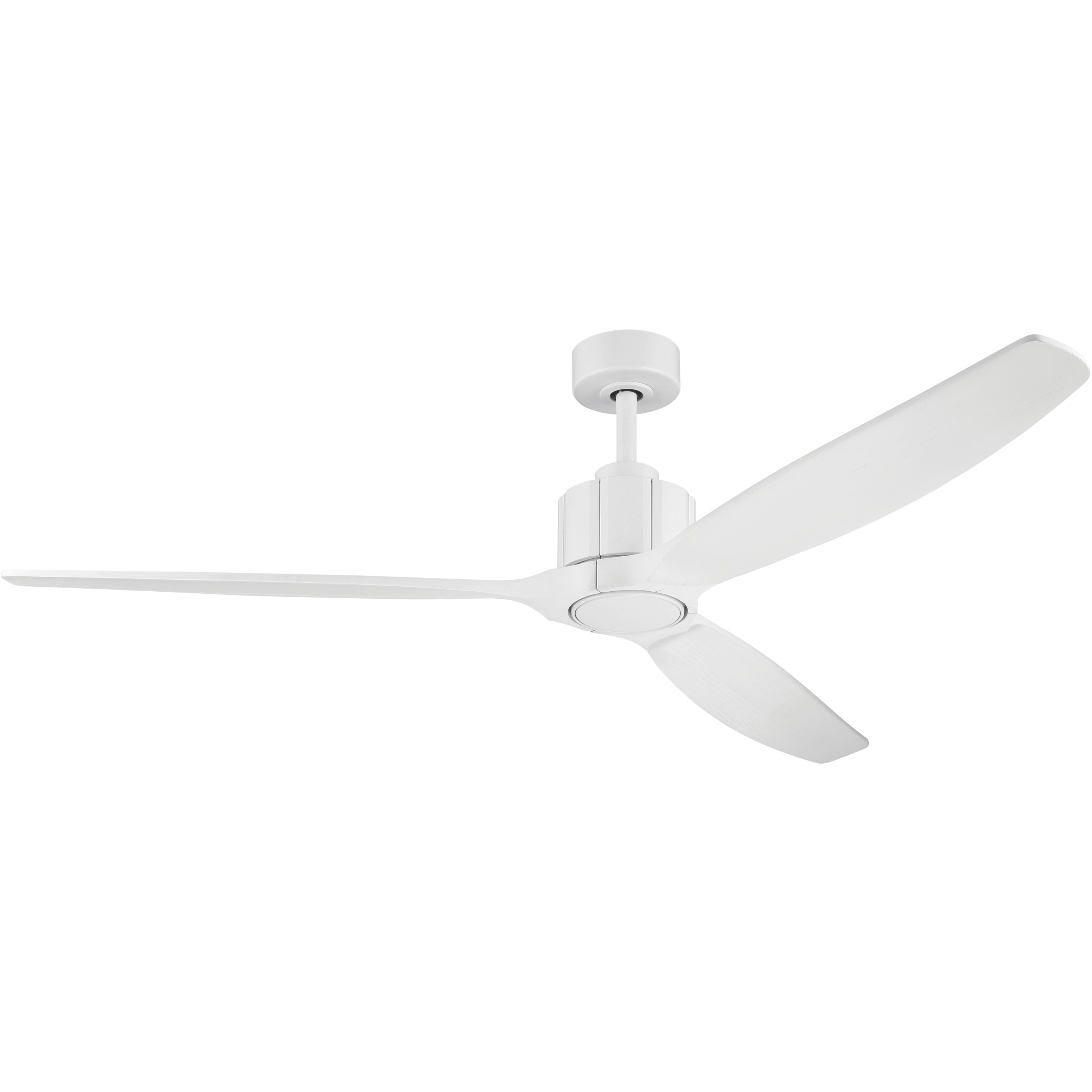 Calyx 60 inch Matte White with Solid Wood Matte White Blades Indoor Ceiling Fan