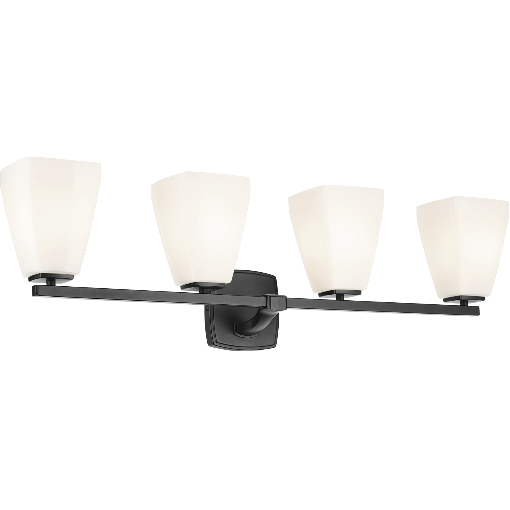 Marant 4 Light 33.25 inch Black Vanity Light Wall Light