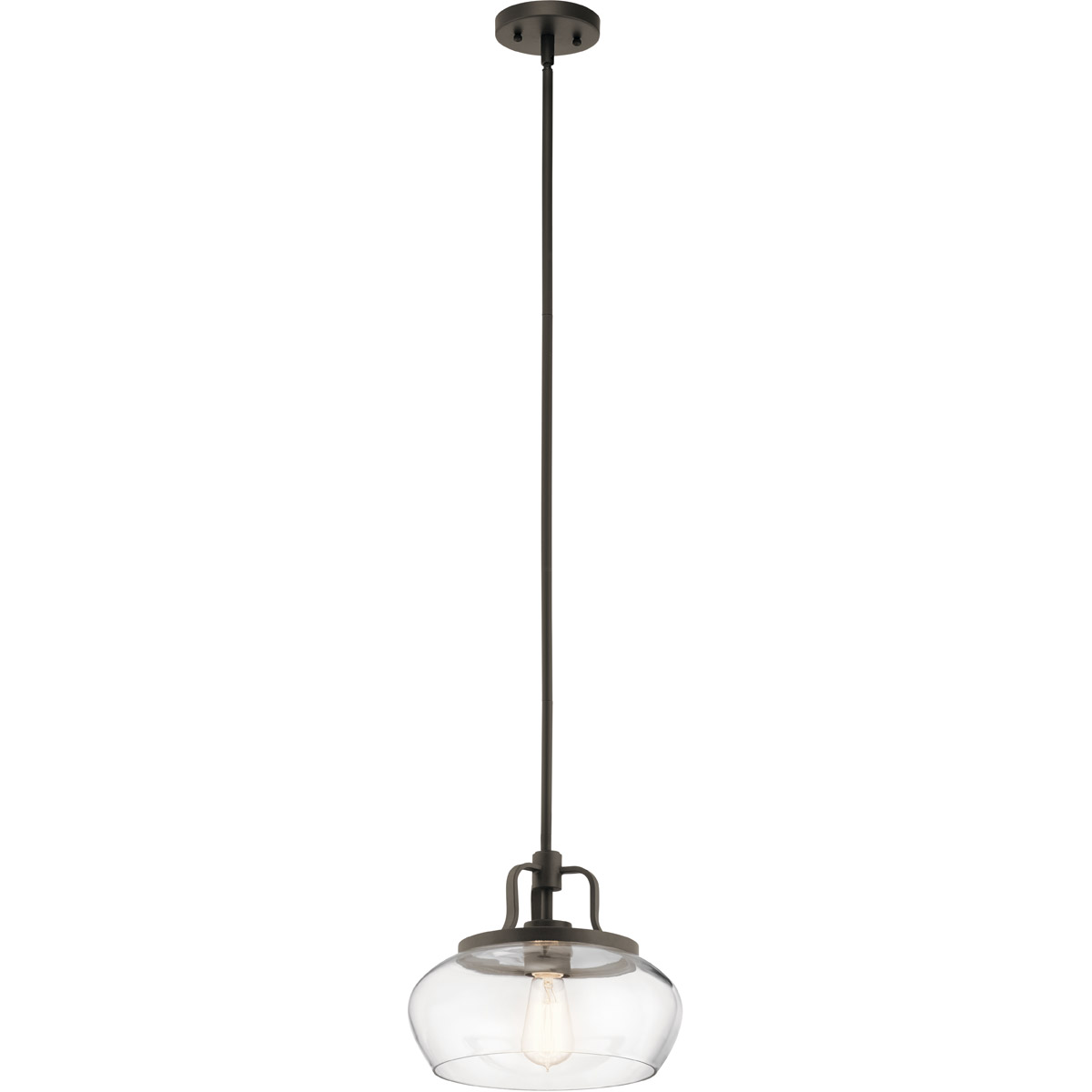 Davenport 1 Light 12 inch Olde Bronze Pendant/Semi Flush Ceiling Light