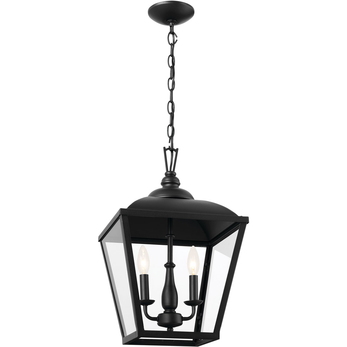 Homestead Dame 3 Light 12.5 inch Textured Black Pendant Ceiling Light