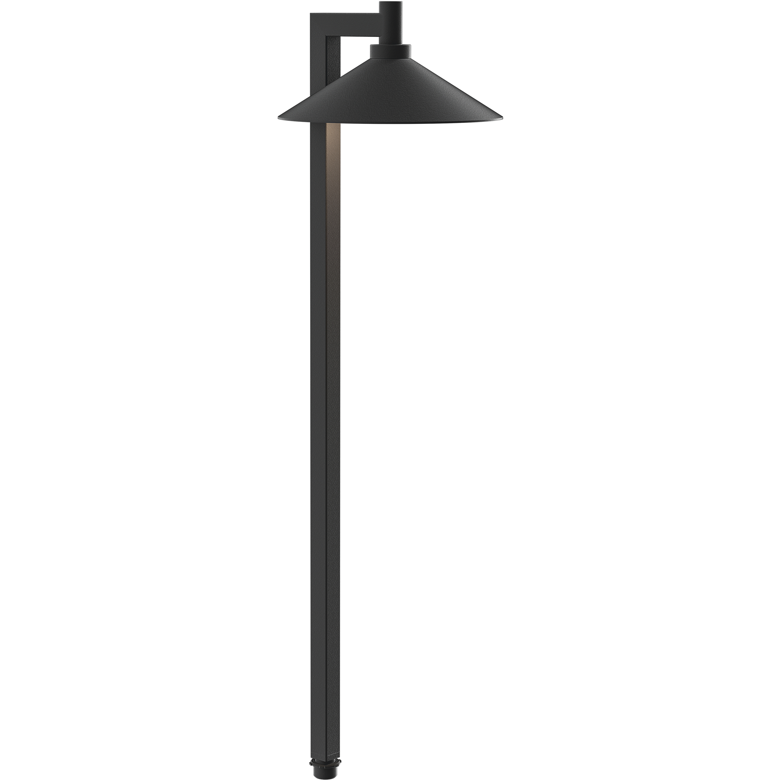 Landscape Led 12 4.30 watt Black Textured Path Light in 3000K