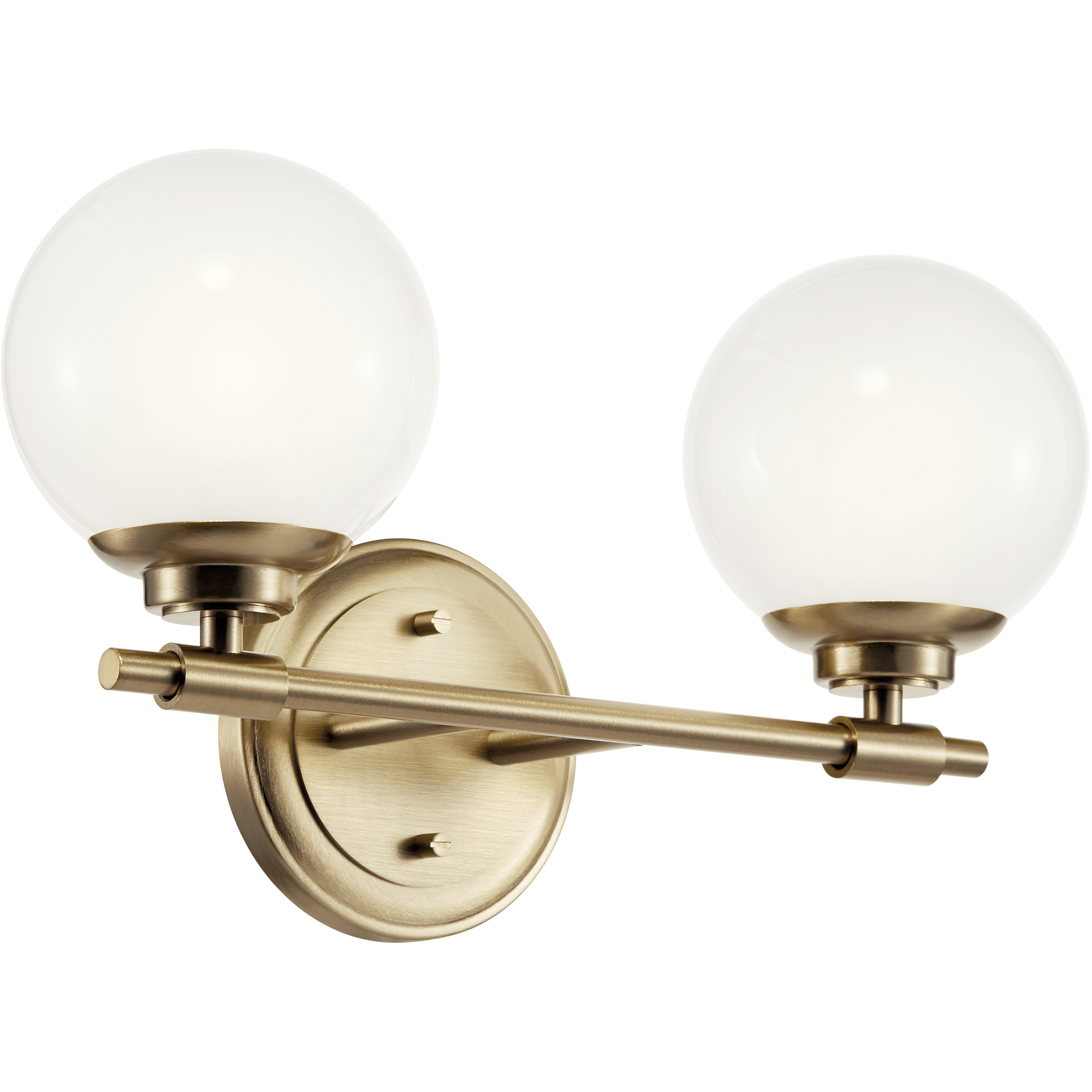 Benno 2 Light 14.75 inch Champagne Bronze Bath Bracket Wall Light, 2 Arm