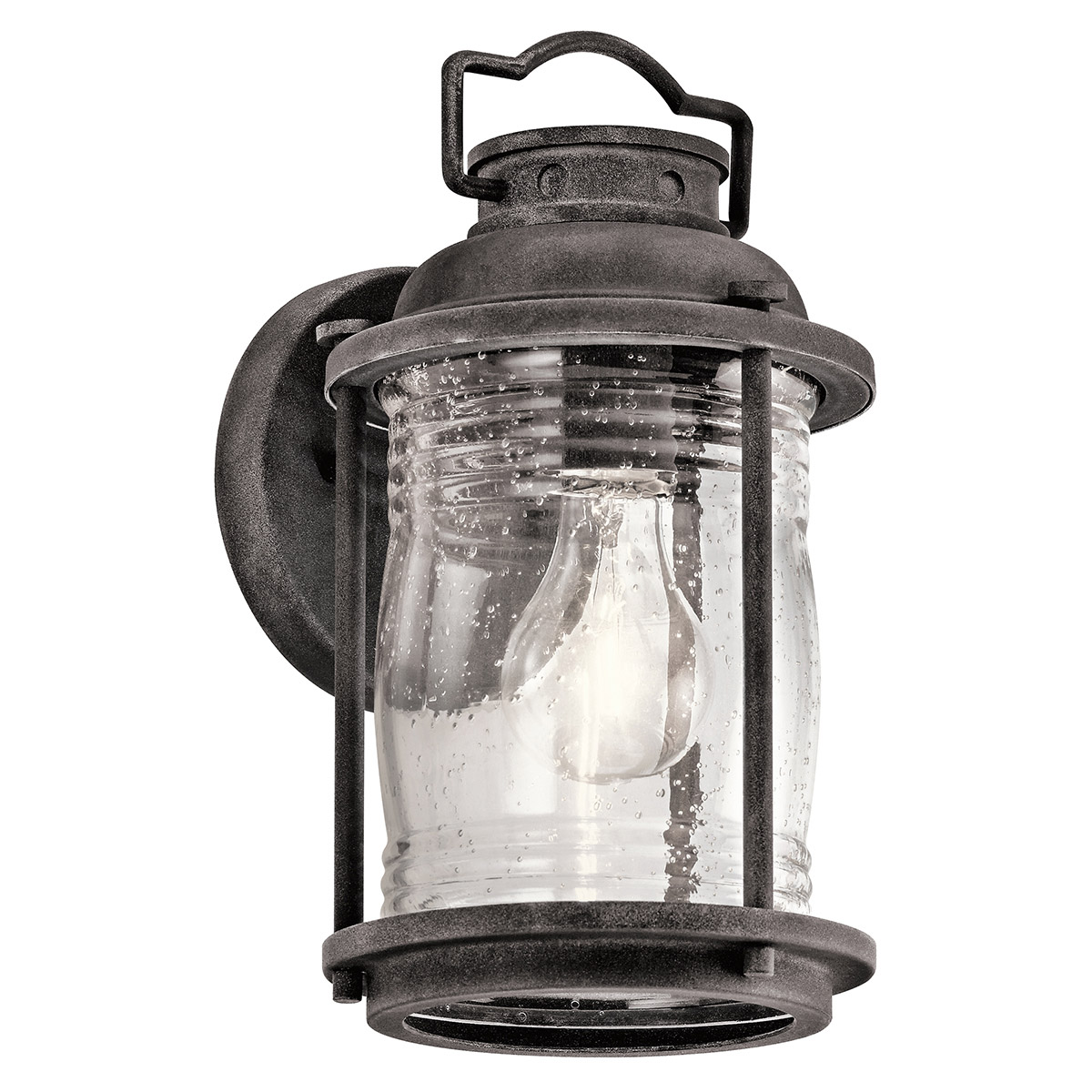 Ashland Bay 1 Light 11 inch Weathered Zinc Outdoor Wall, Small