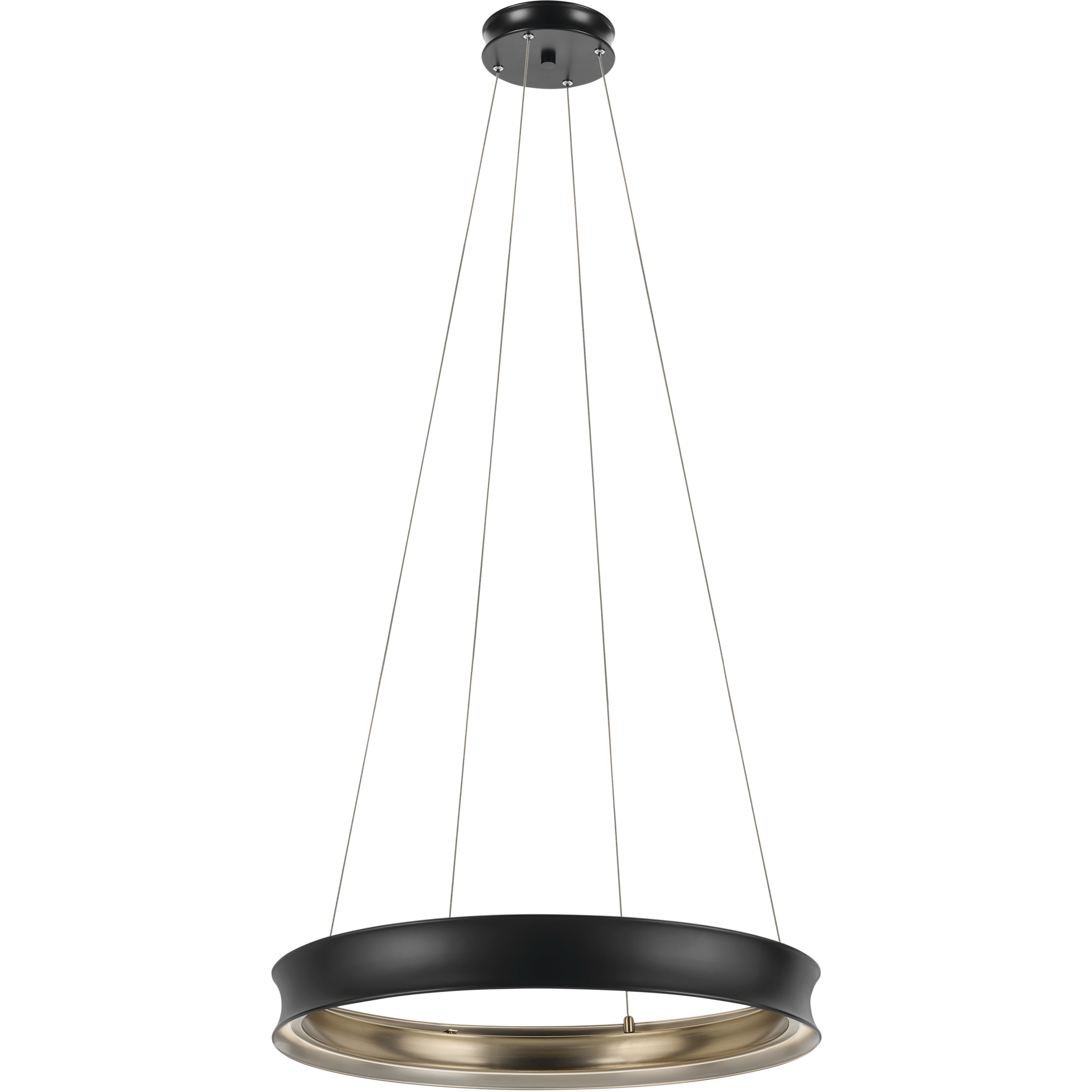 Larousse LED Black Chandelier Ceiling Light