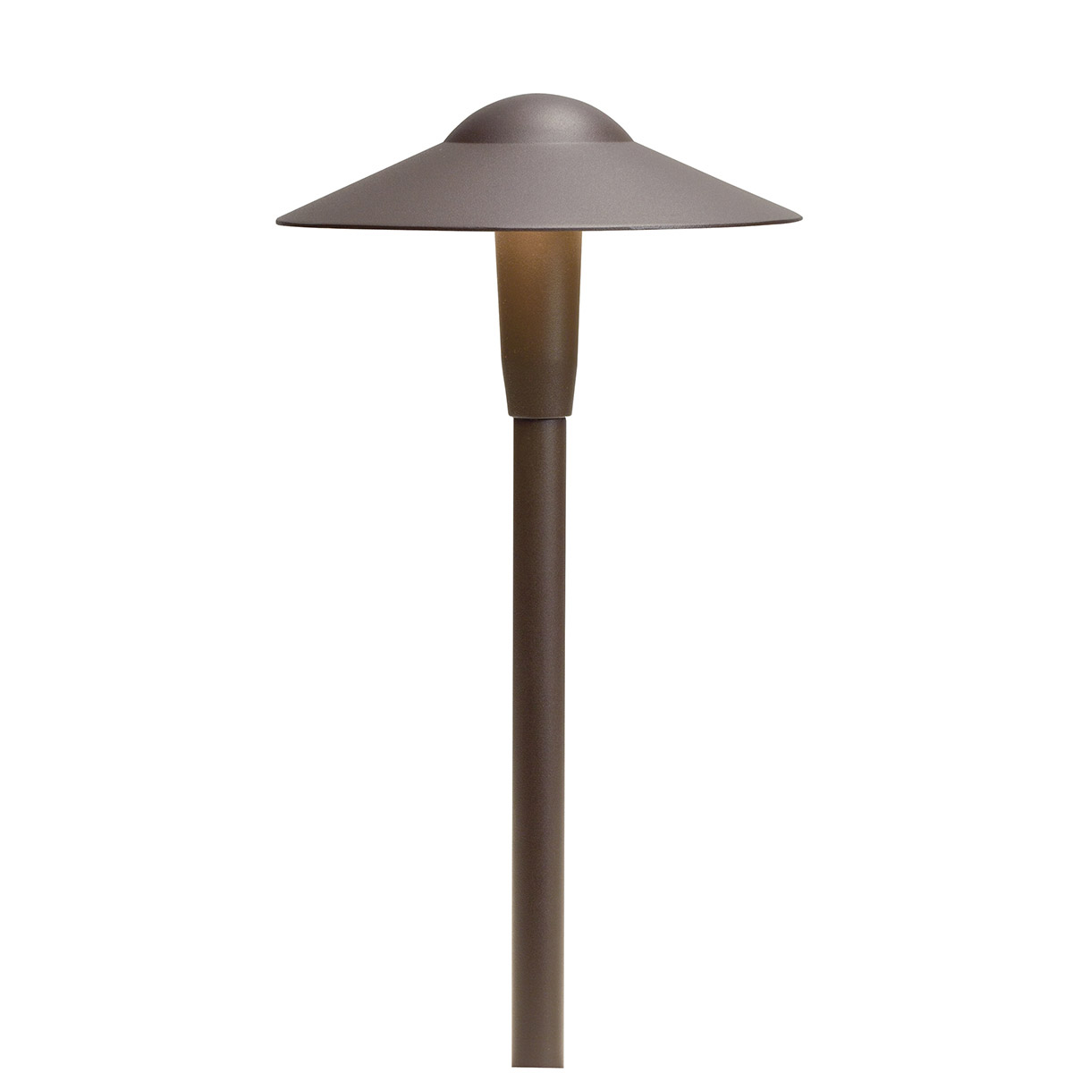 Independence 12 3.00 watt Textured Architectural Bronze Landscape 12V LED Path/Spread in 3000K