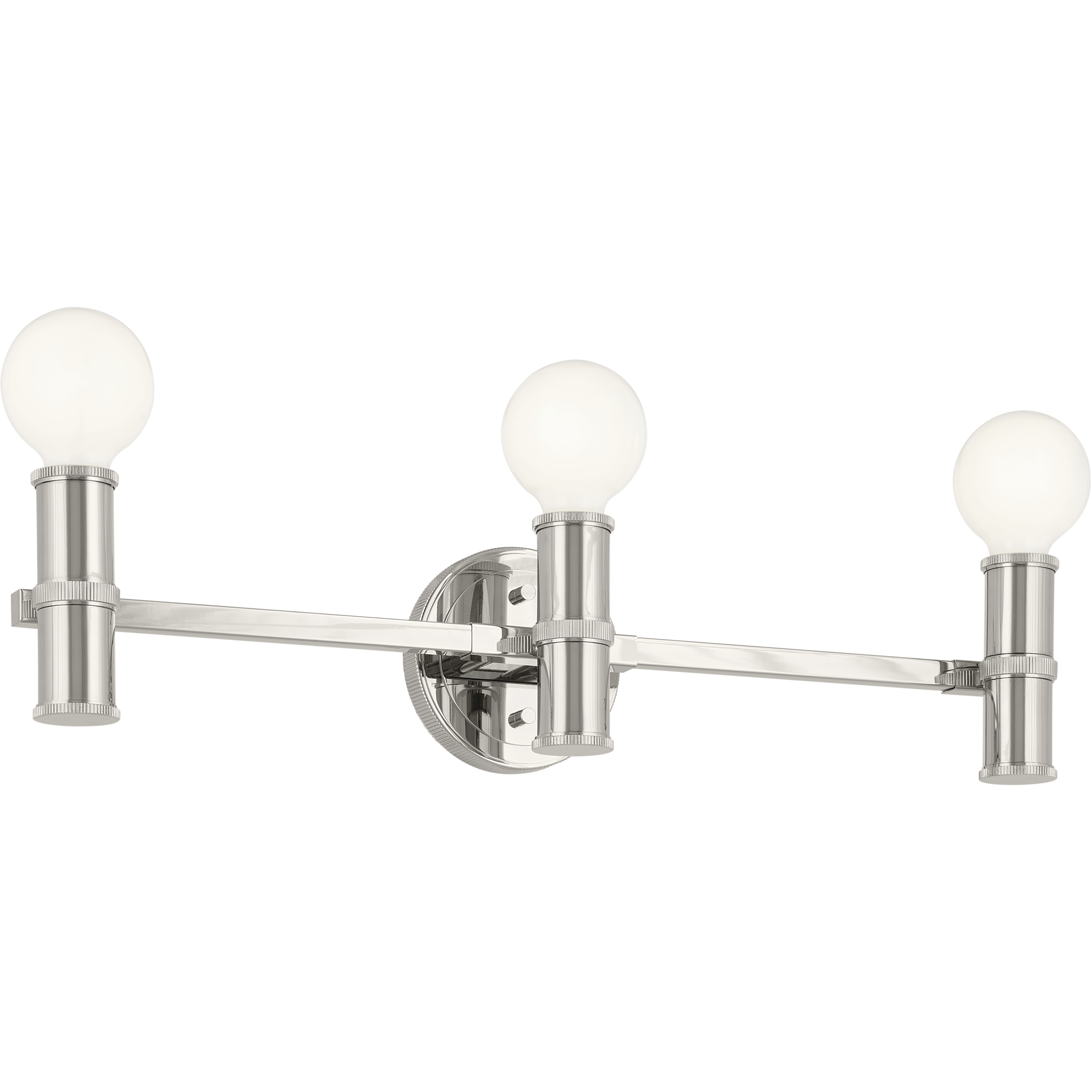 Polished nickel cheap vanity light