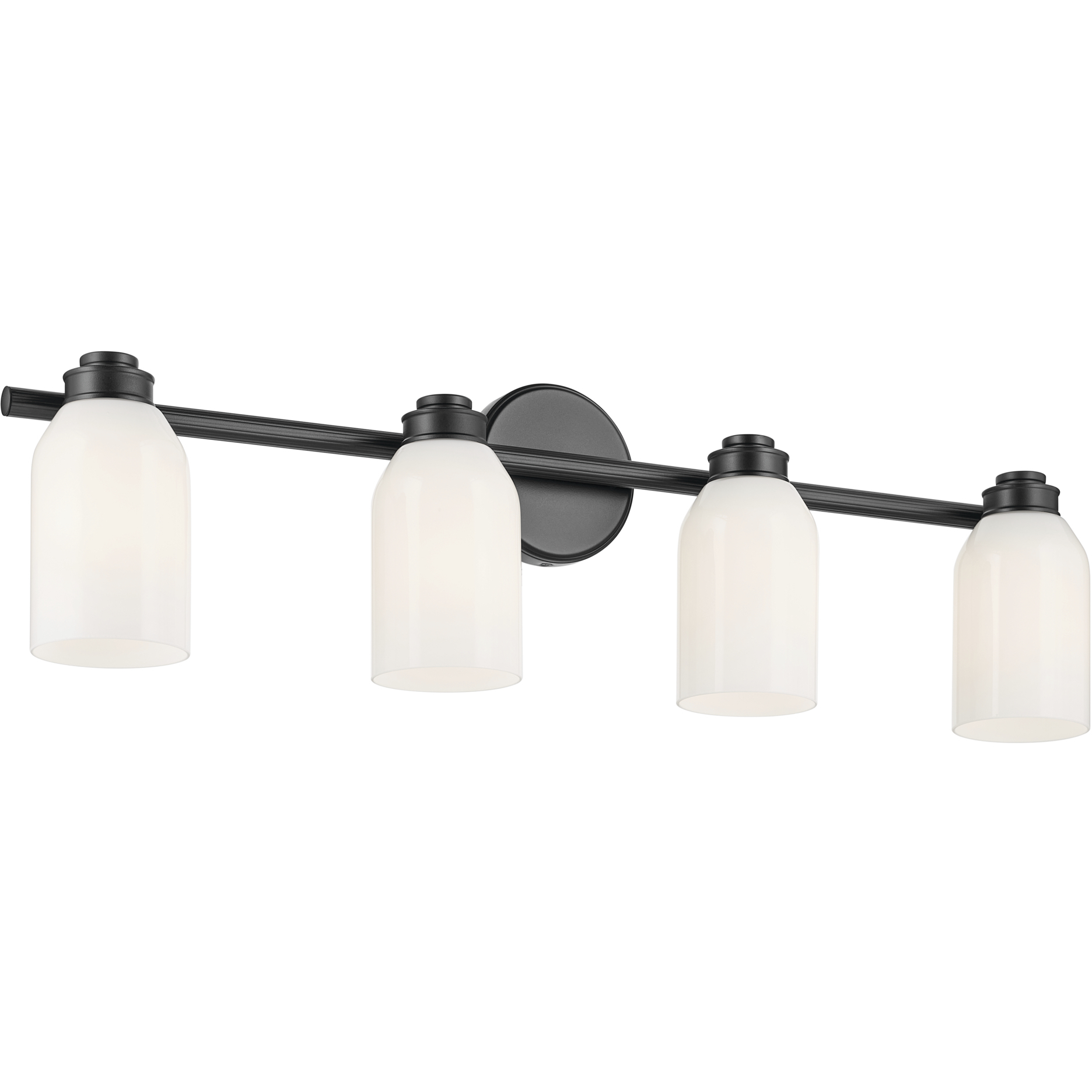 Shae 4 Light 32 inch Black Vanity Light Wall Light