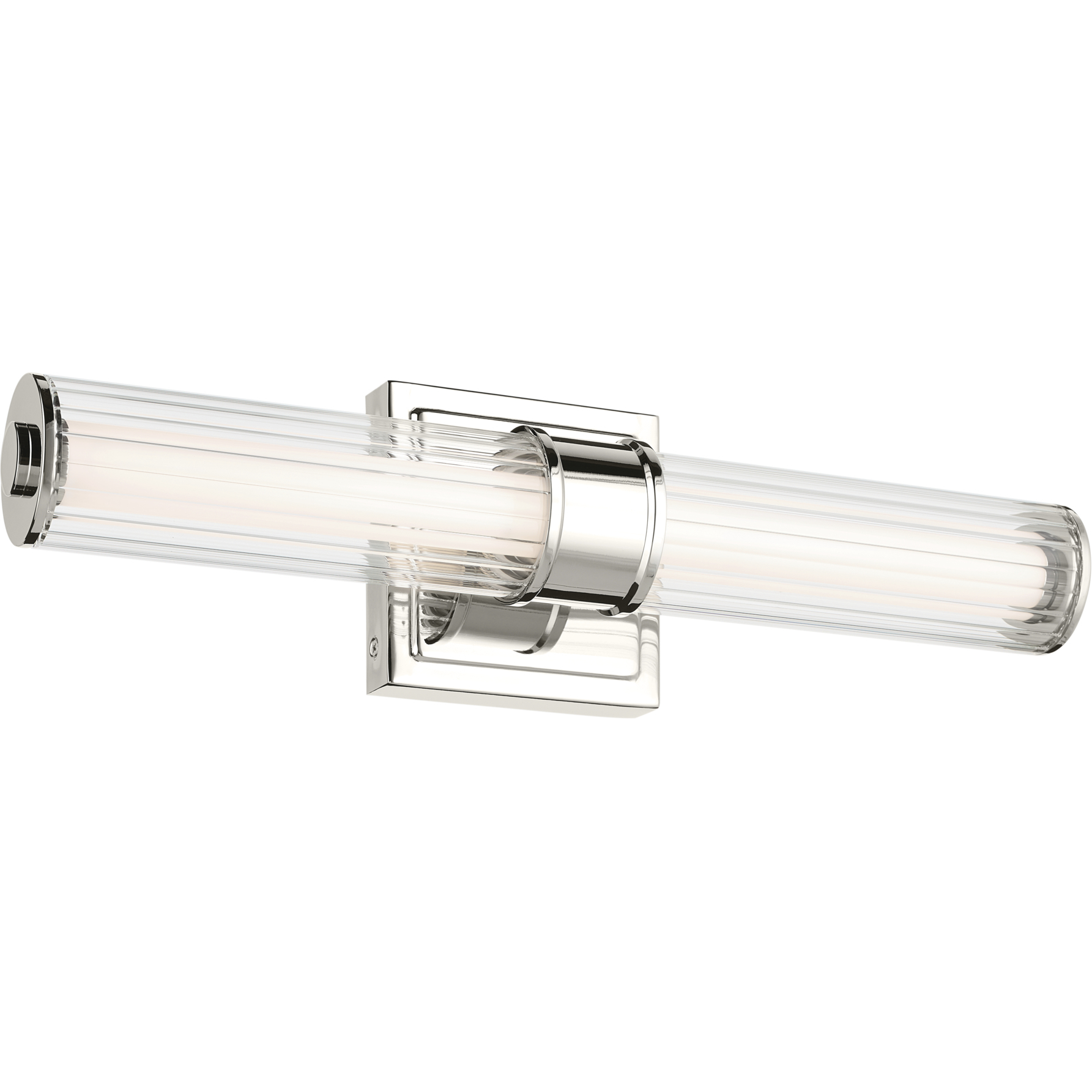 Laurene LED 18.5 inch Polished Nickel Linear Bath Bar Wall Light, Small