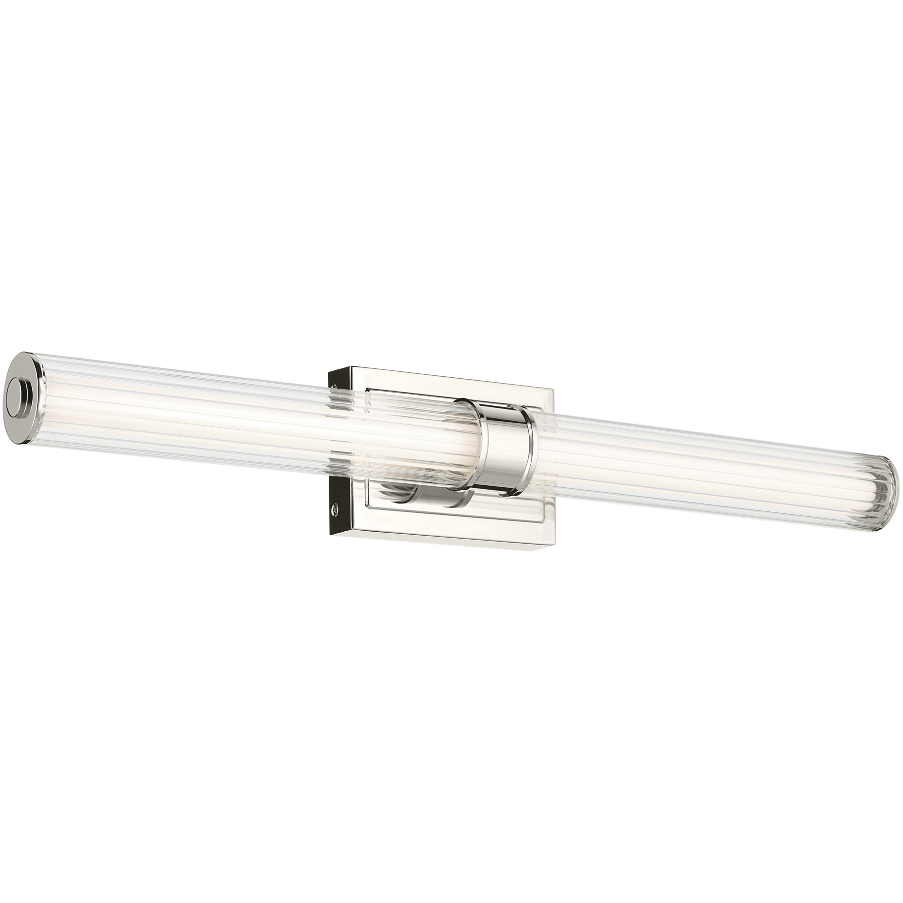 Laurene LED 31 inch Polished Nickel Linear Bath Bar Wall Light, Large