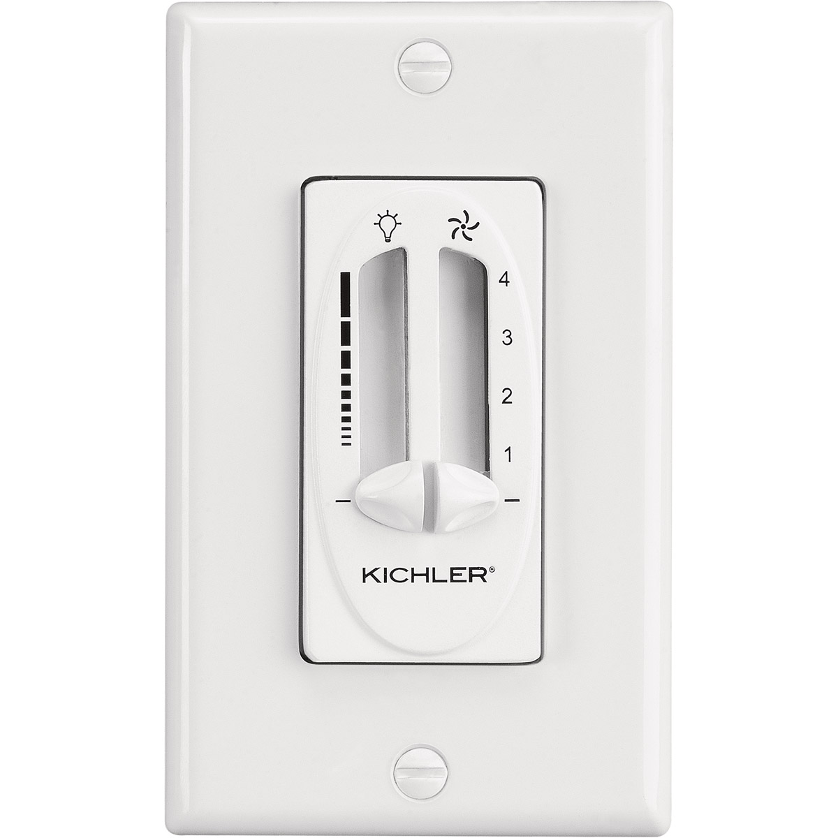 Independence 4-Speed Dual Slide Fan Switch Control, Light Ivory Independence 4-Speed Dual Slide Fan Switch Control, Light Ivory