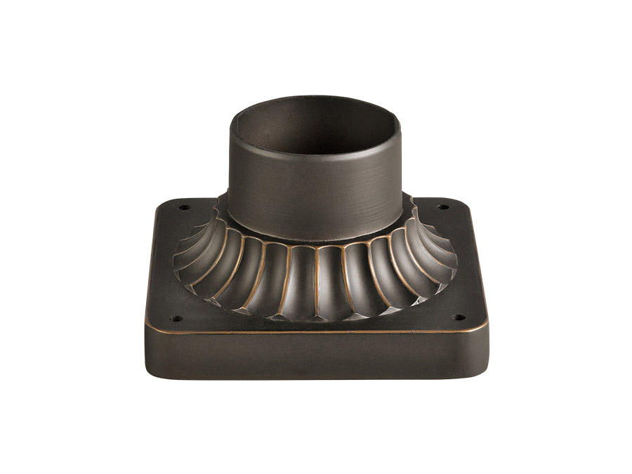 Accessory 4 inch Rubbed Bronze Pedestal Mount