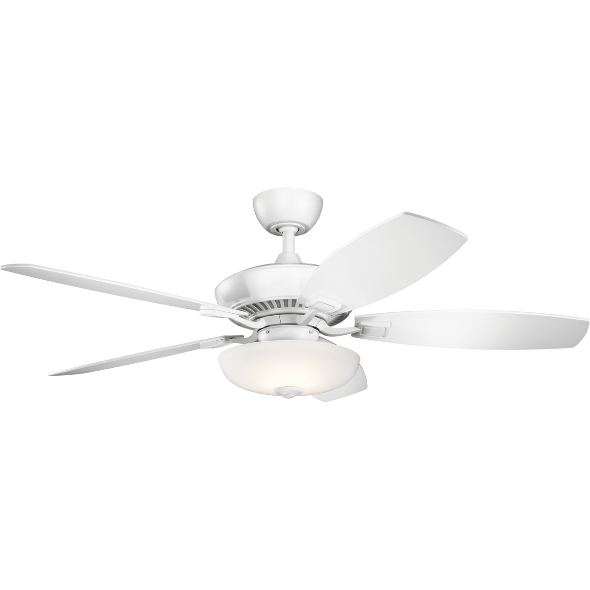 kuro kenファン【美品】DC Plus White 50cm白色 Kichler 330013MWH Canfield Pro 52 inch Matte White Ceiling Fan