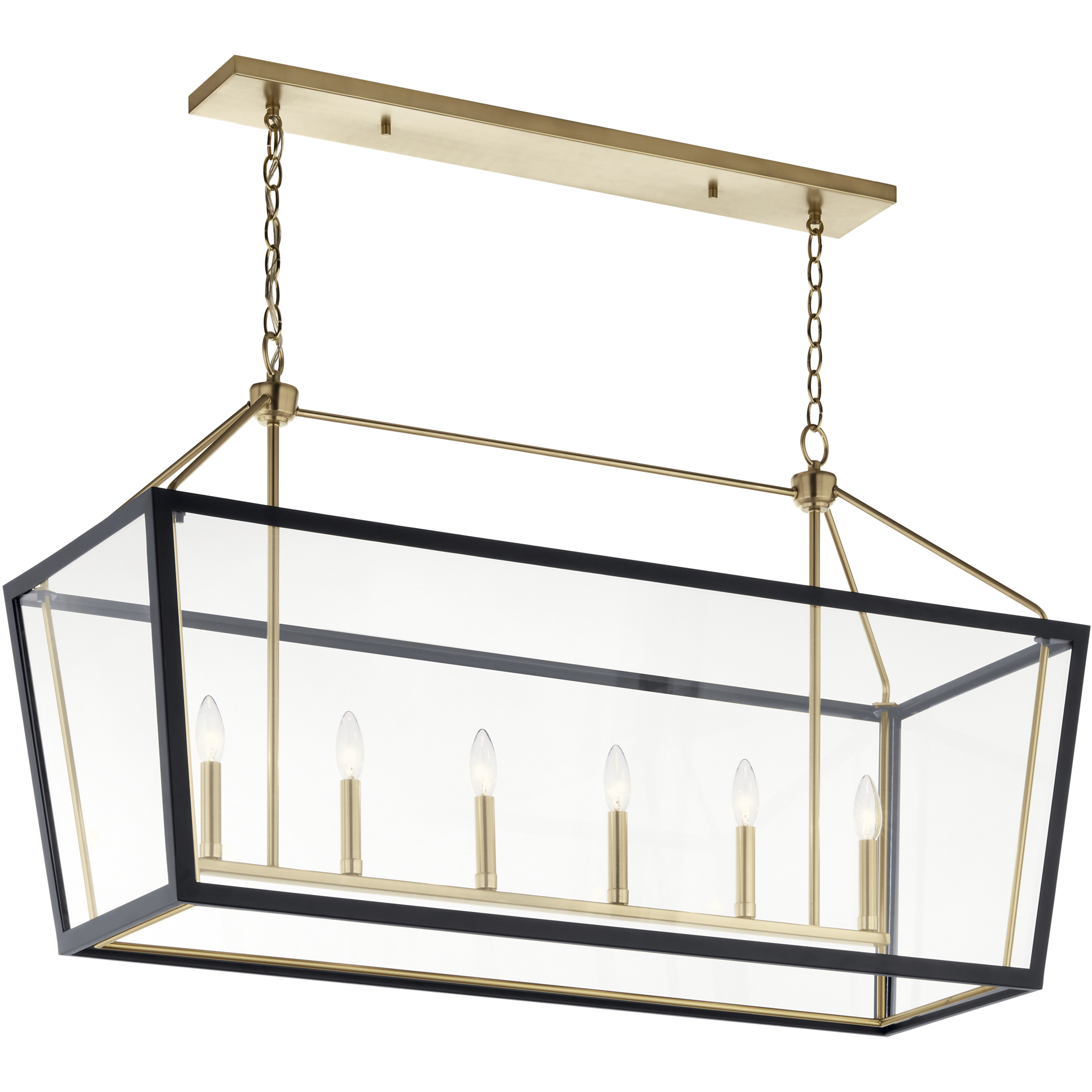 Kichler 52622CPZBK Delvin 6 Light 16 inch Champagne Bronze