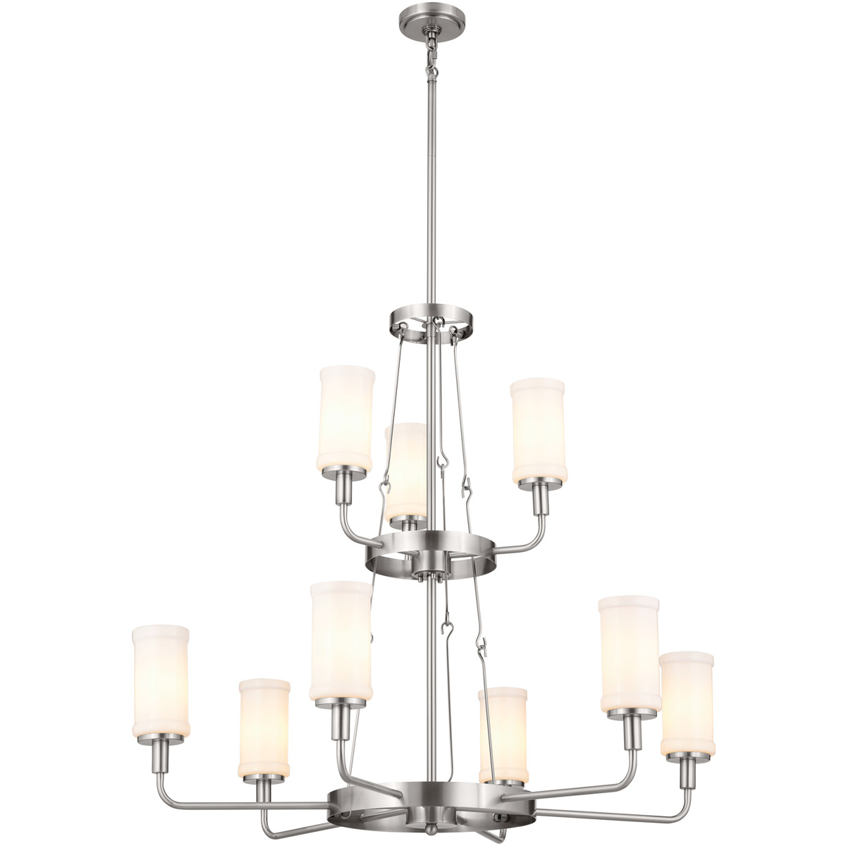 Homestead Vetivene 9 Light 39.75 inch Classic Pewter Chandelier Ceiling Light