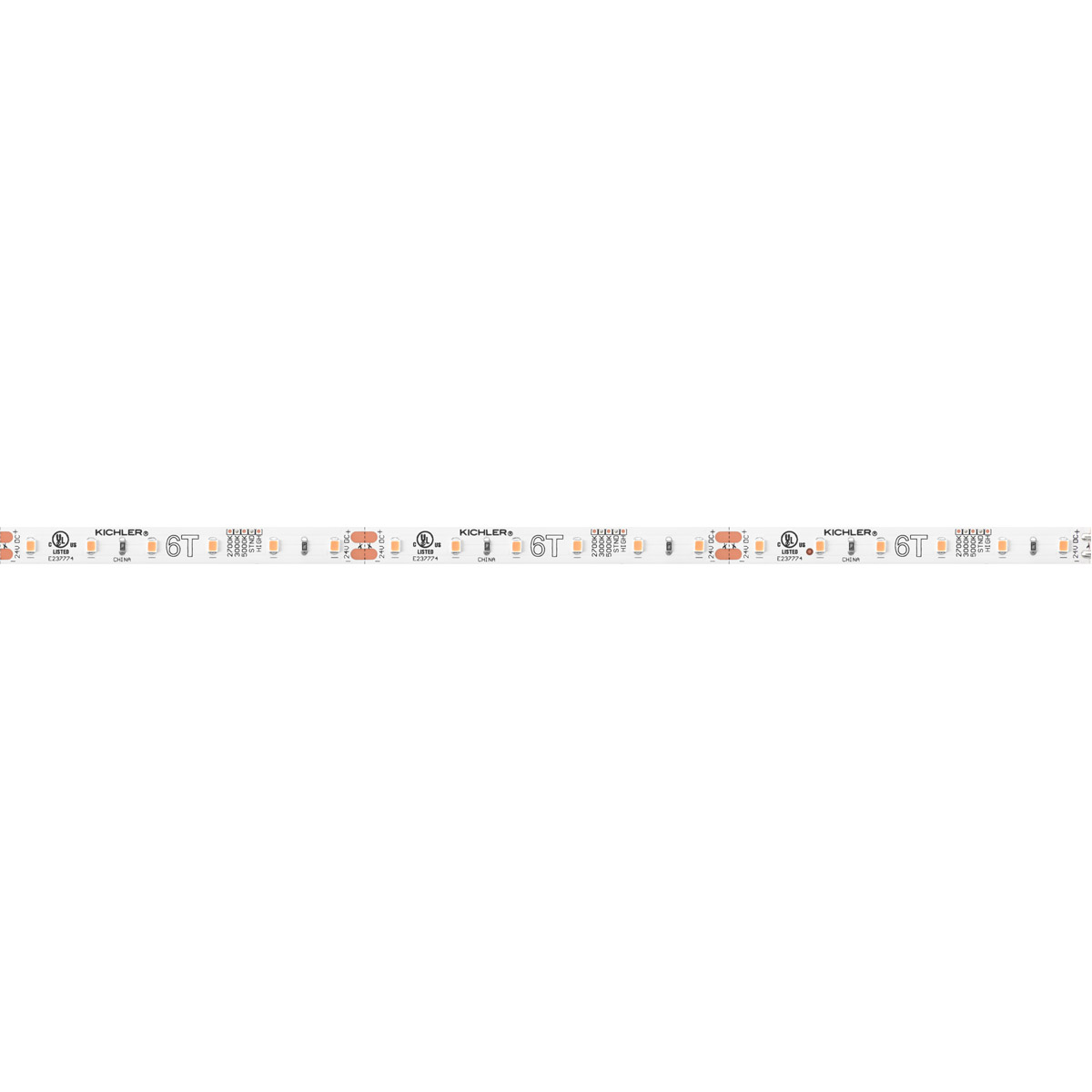 6Tl Dry Tape 24V White Material (Not Painted) 3000K 192 inch 24V LED Dry Tape