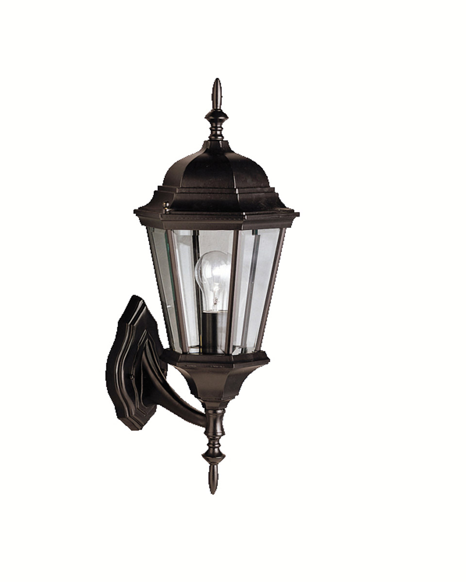 Madison 1 Light 20 inch Black Outdoor Wall, Medium