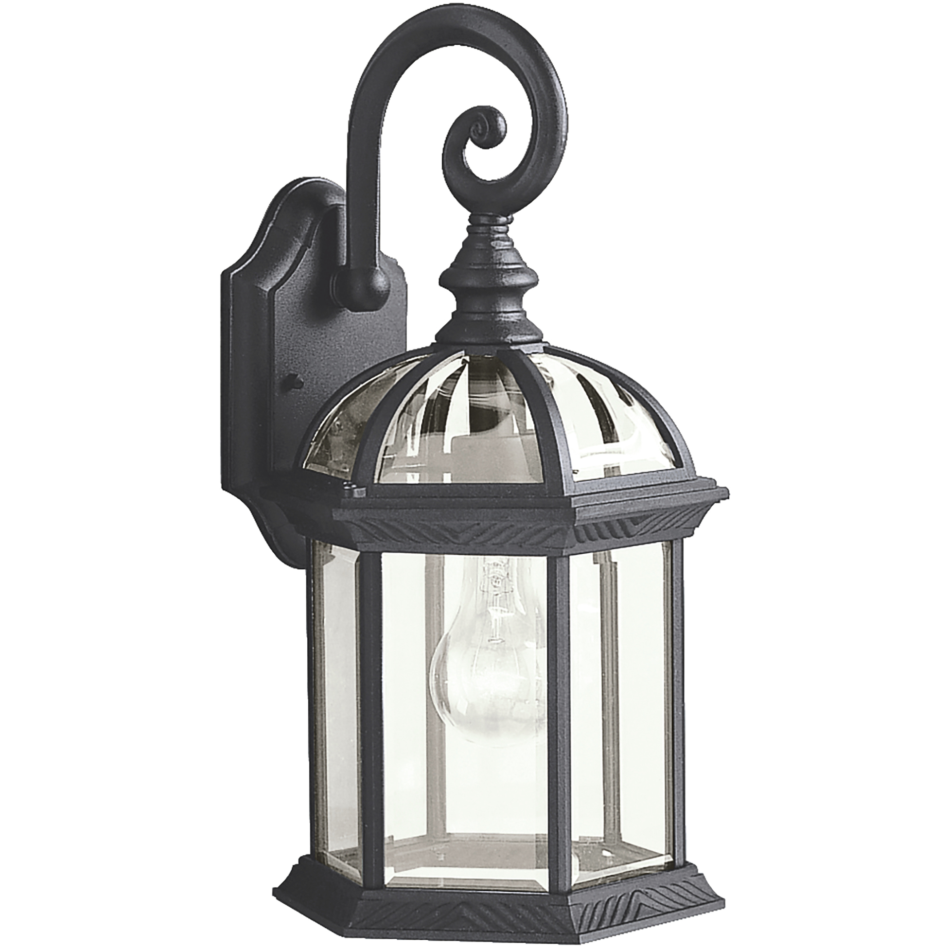 Barrie 1 Light 16 inch Black Outdoor Wall, Medium