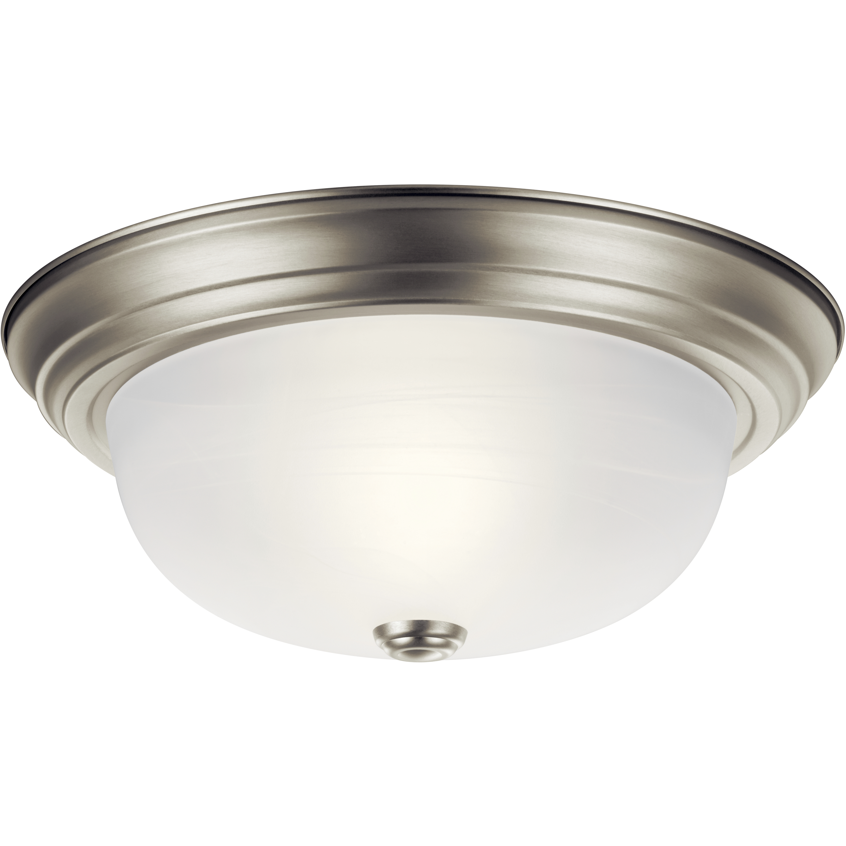 Independence 2 Light 13 inch Brushed Nickel Flush Mount Light Ceiling Light