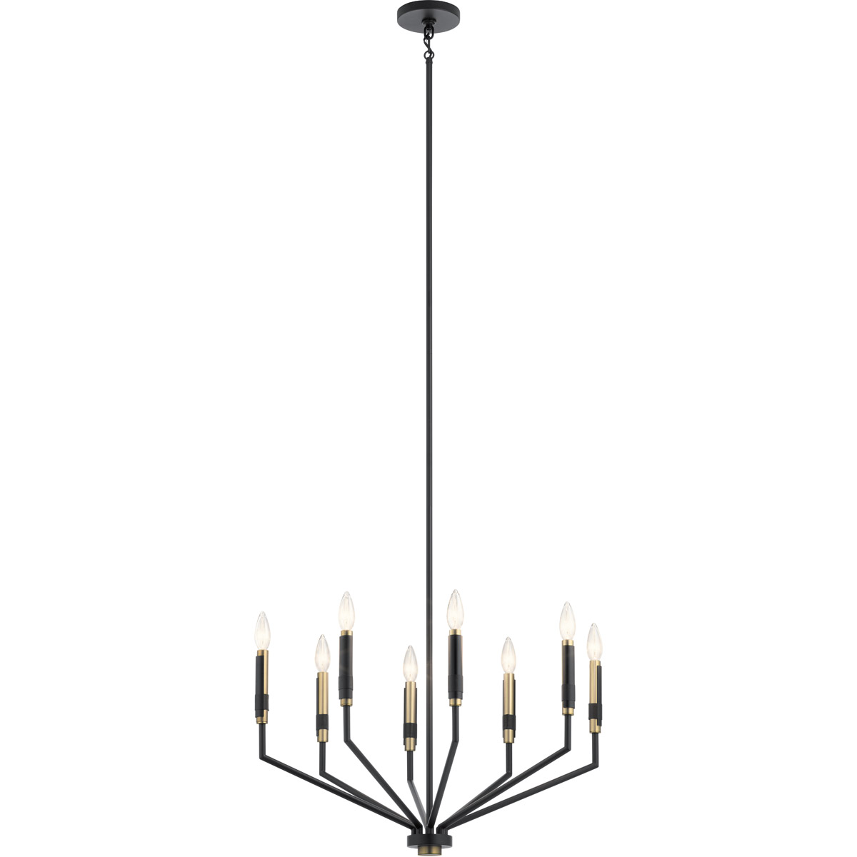 Armand 8 Light 26 inch Black Chandelier 1 Tier Medium Ceiling Light