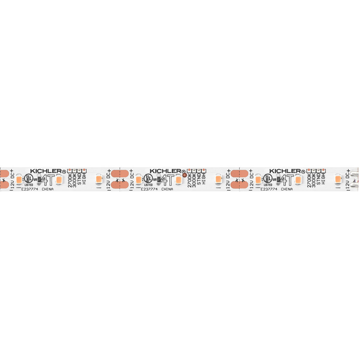 4Tl Dry Tape 12V White Material (Not Painted) 3000K 192 inch 12V LED Dry Tape