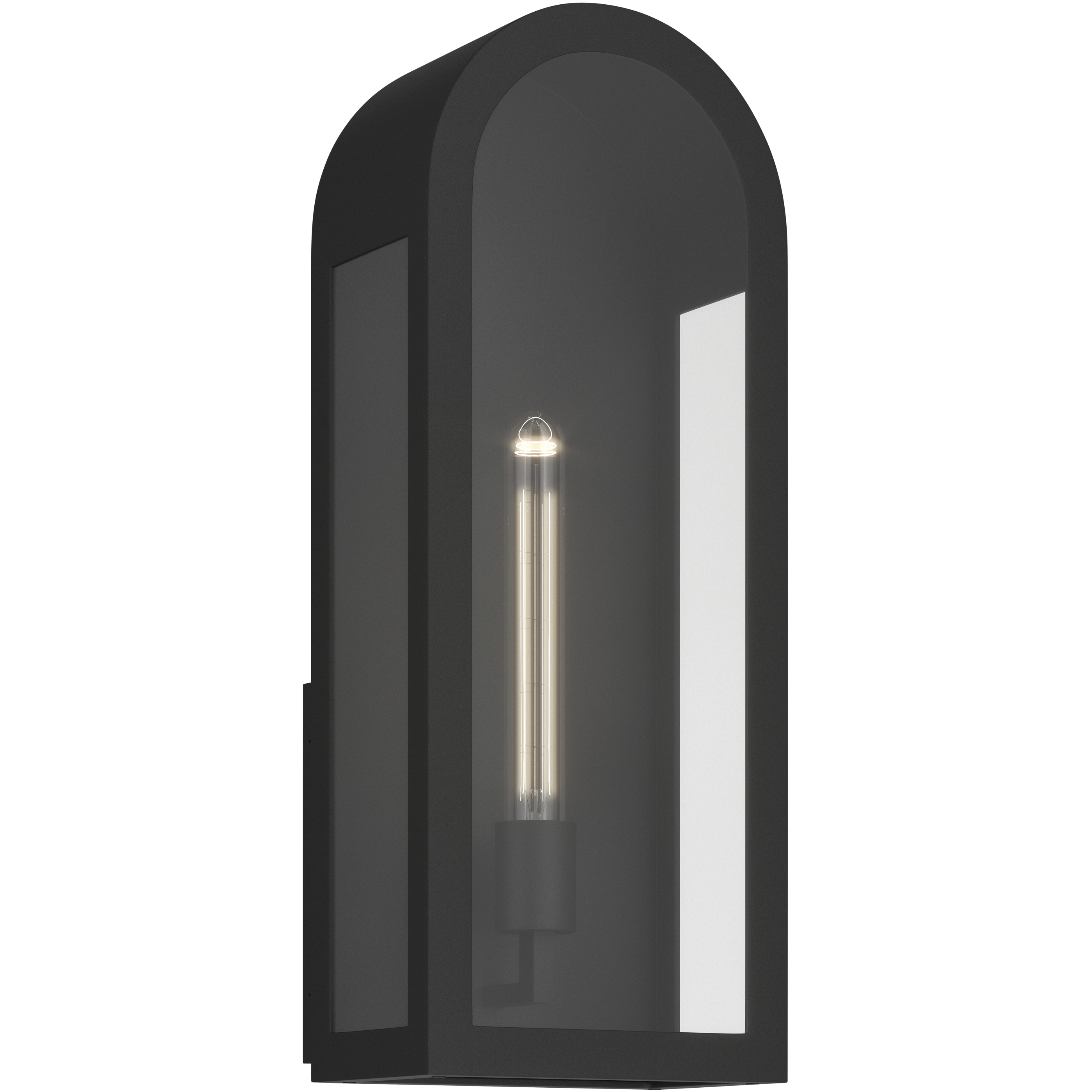 Marea 1 Light 20.25 inch Textured Black Outdoor Wall Light