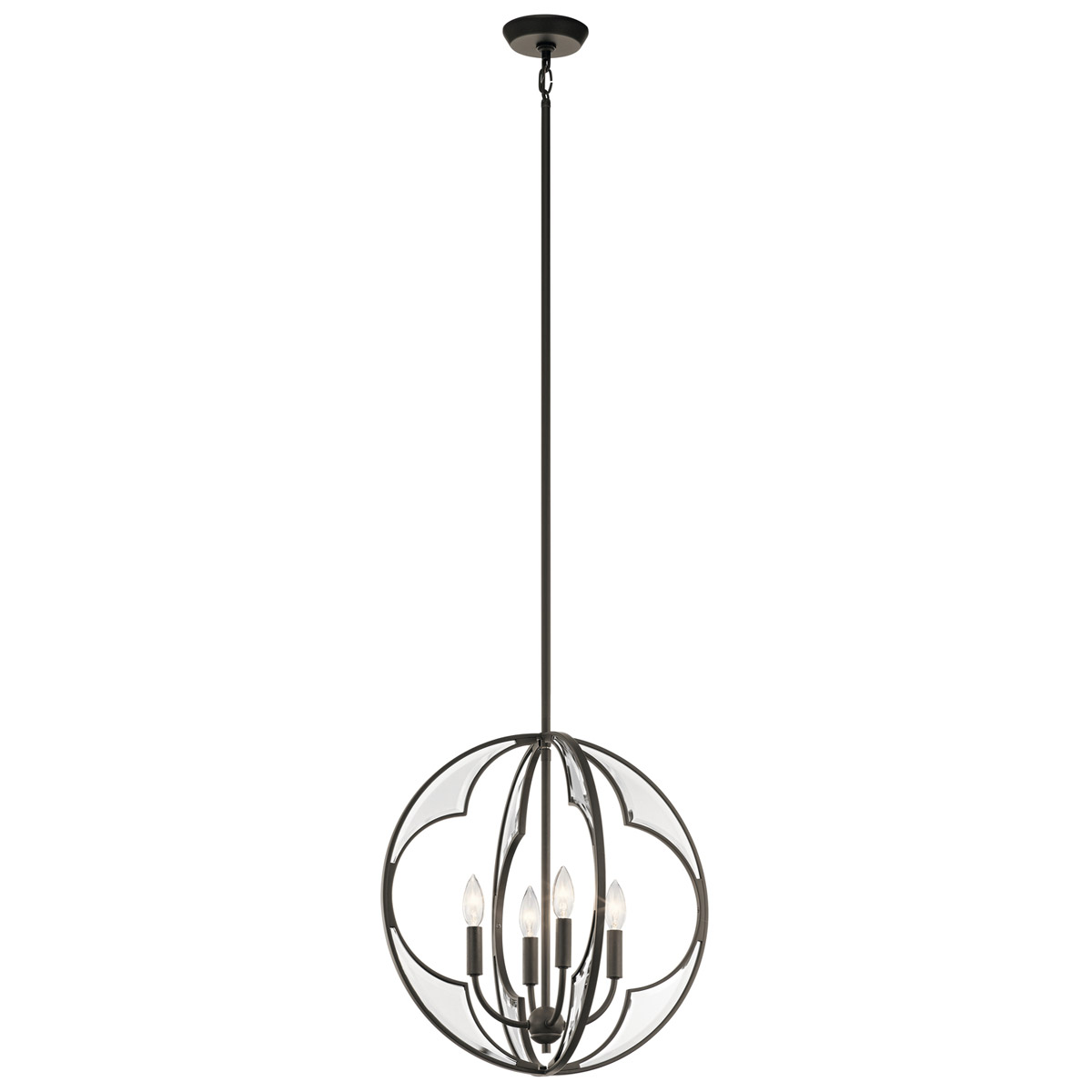 Montavello 4 Light 18.75 inch Olde Bronze Chandelier 1 Tier Small Ceiling Light, Small