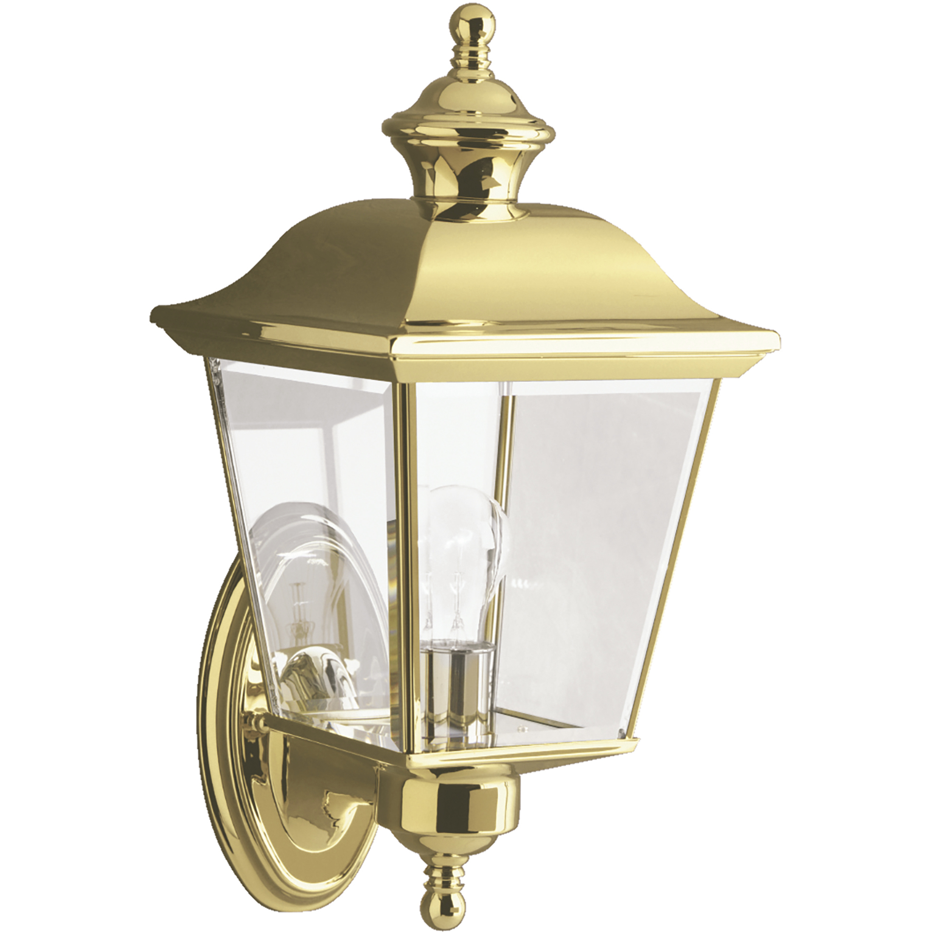 Bay Shore 1 Light 16 inch Polished Brass Outdoor Wall, Medium