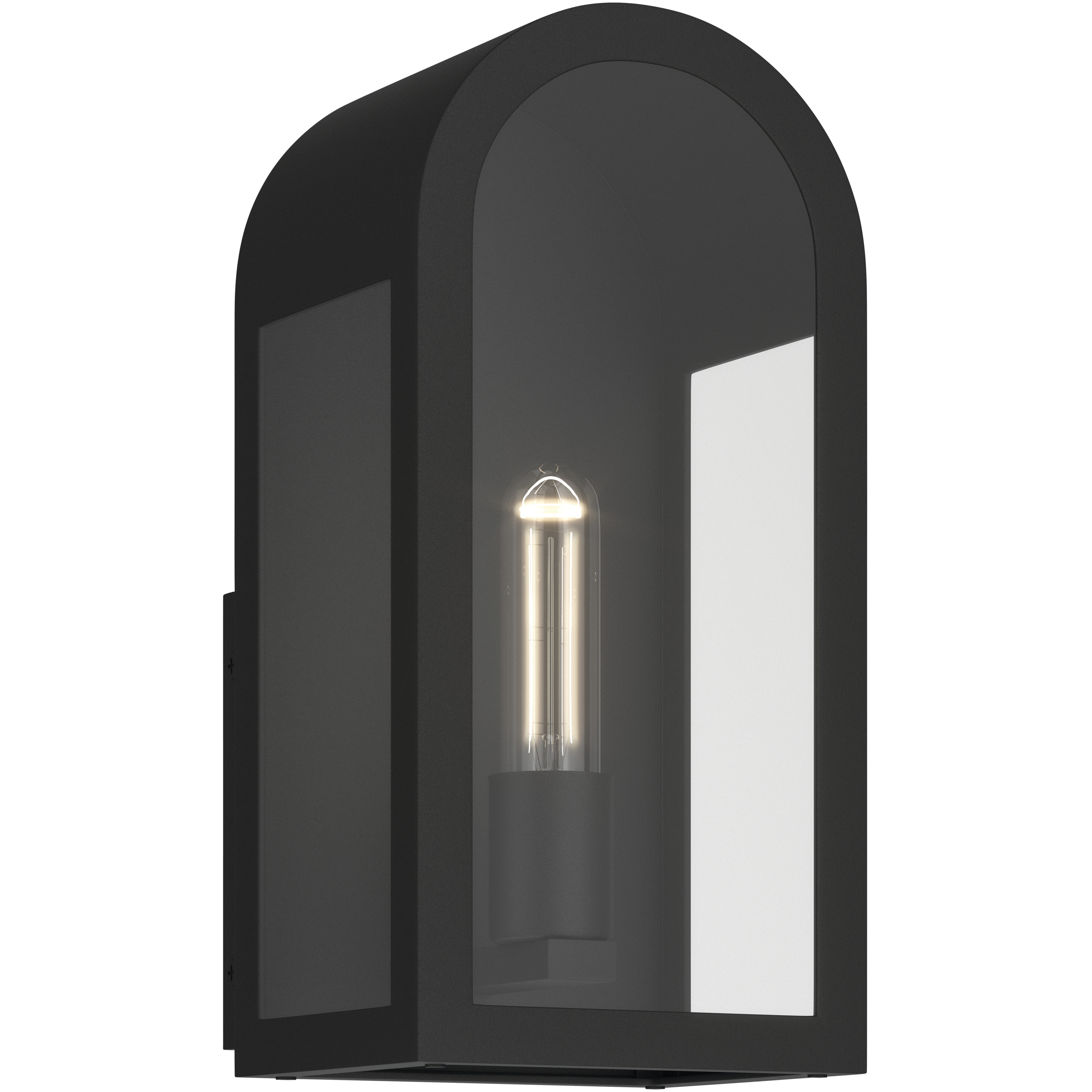 Marea 1 Light 13 inch Textured Black Outdoor Wall Light
