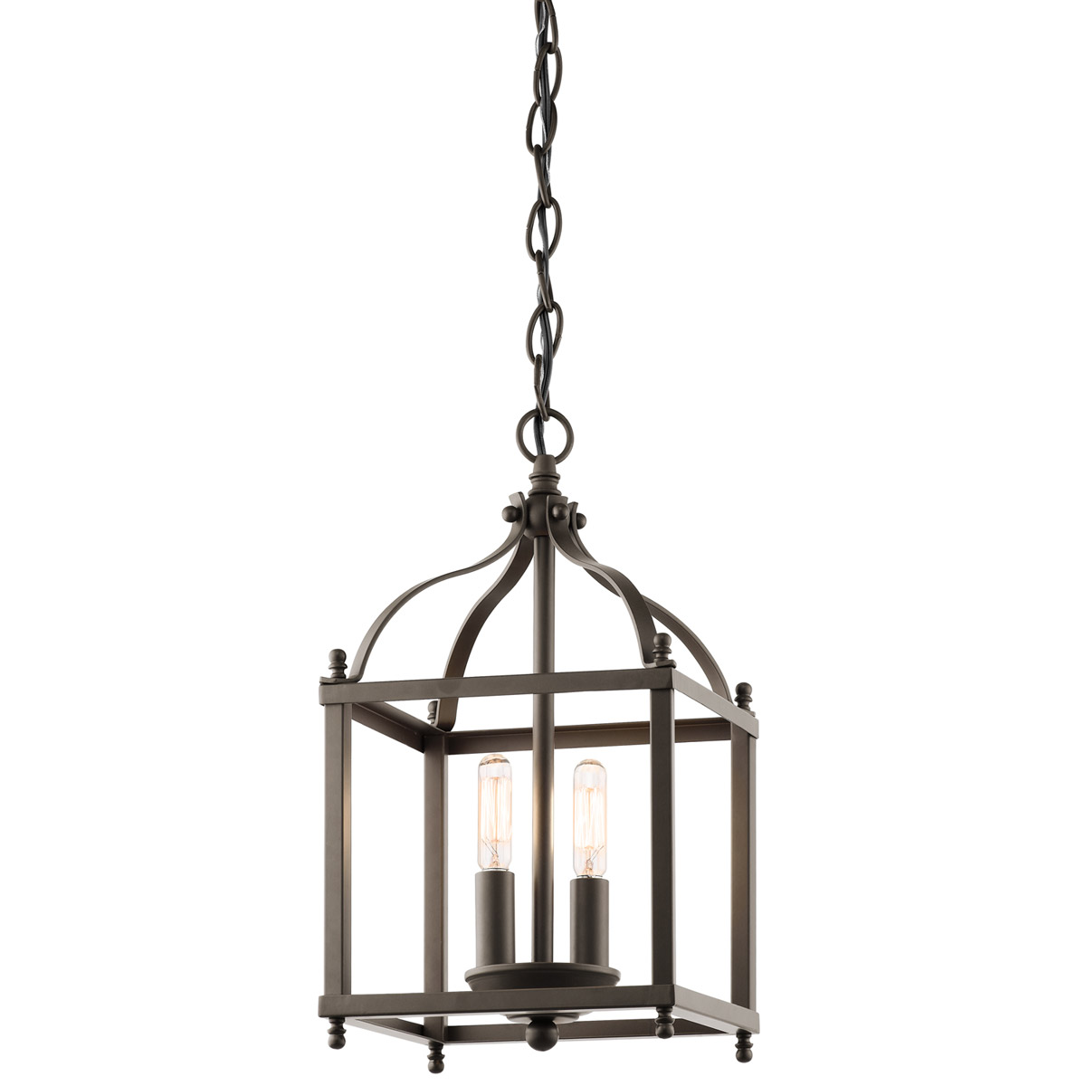 Larkin 2 Light 8 inch Olde Bronze Indoor Lantern Pendants Ceiling Light