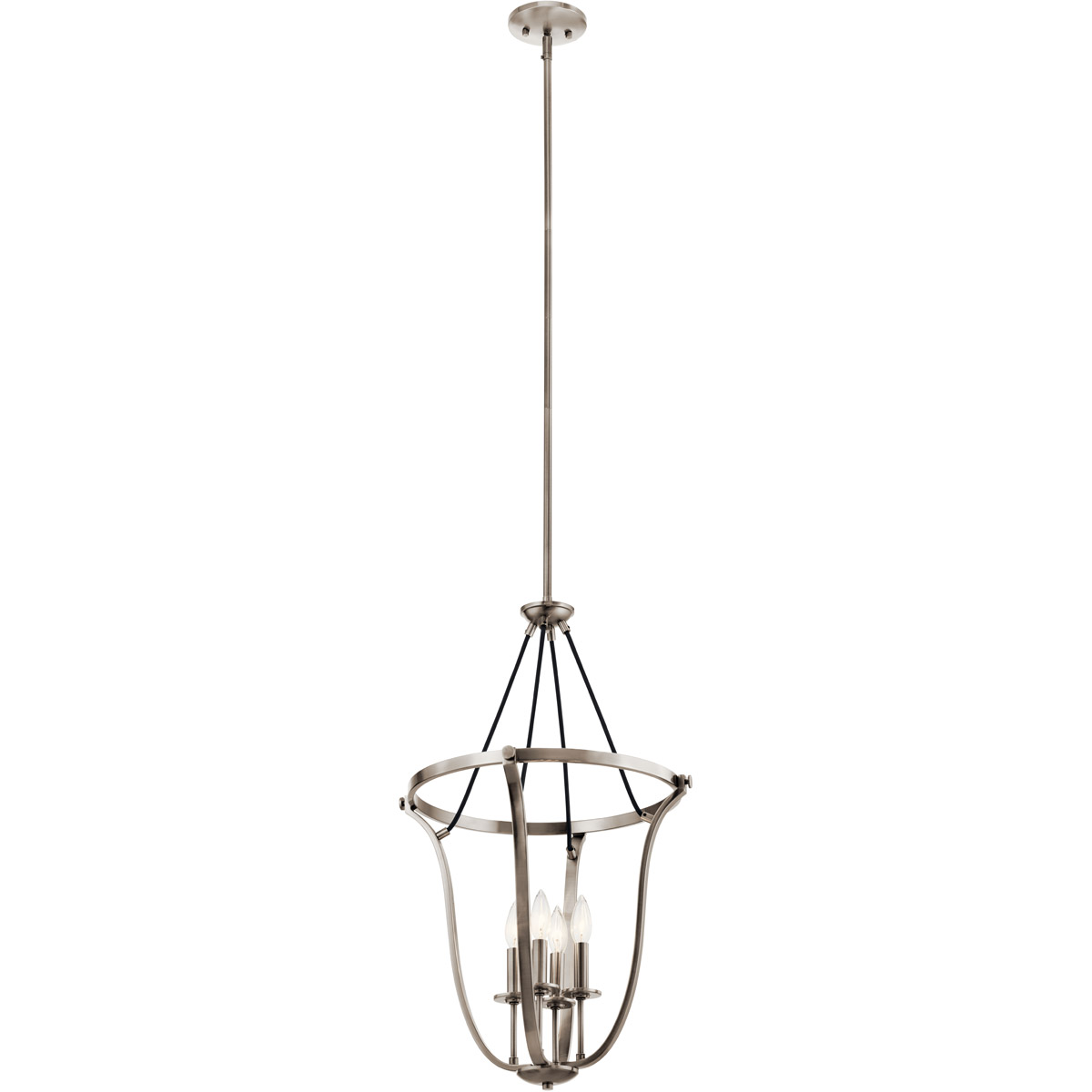 Thisbe 4 Light 17.5 inch Classic Pewter Large Foyer Pendants Ceiling Light, Large