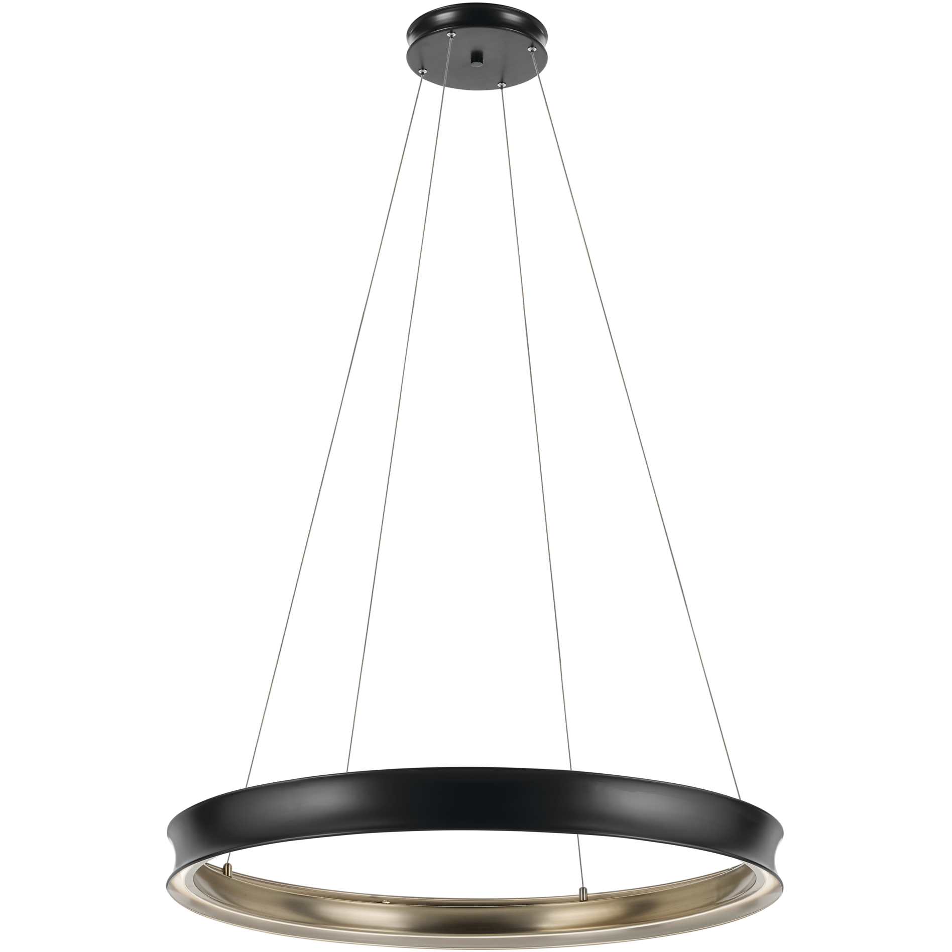 Larousse LED Black Chandelier Ceiling Light