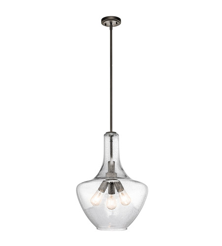 Everly 3 Light 16 inch Olde Bronze Pendant Ceiling Light