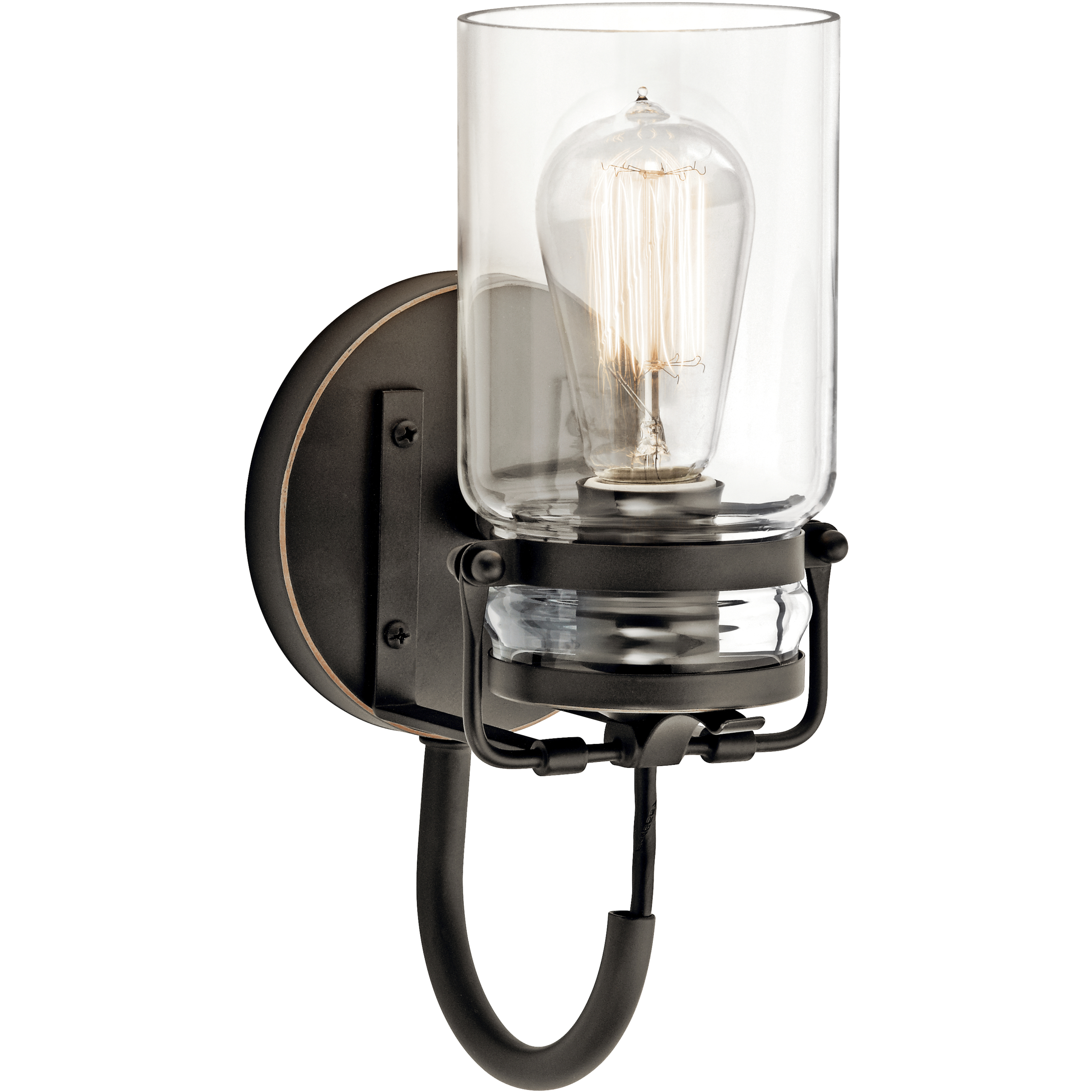 Brinley 1 Light 5 inch Olde Bronze Wall Bracket Wall Light
