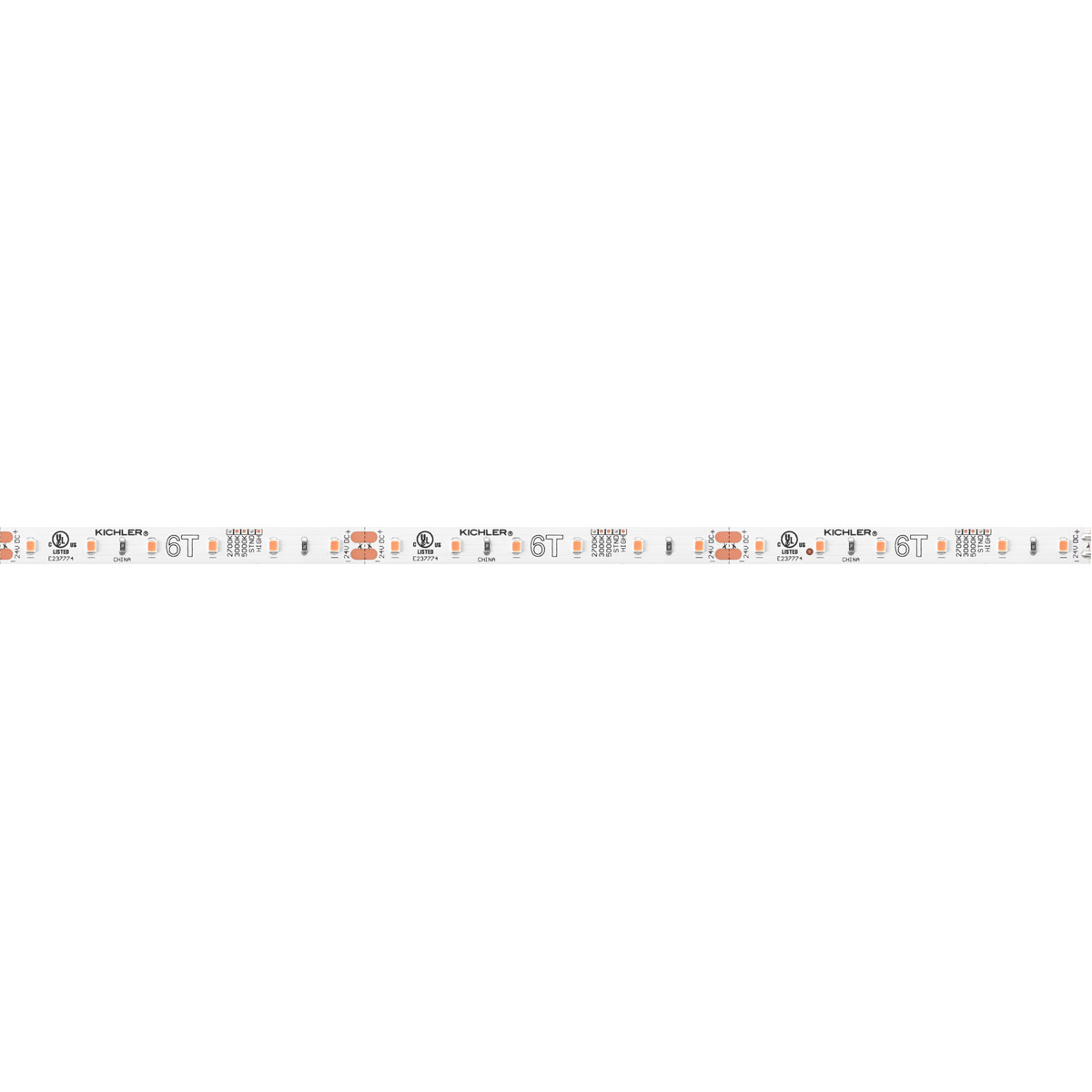 6Tl Dry Tape 24V White Material (Not Painted) 2700K 1200 inch 24V LED Dry Tape