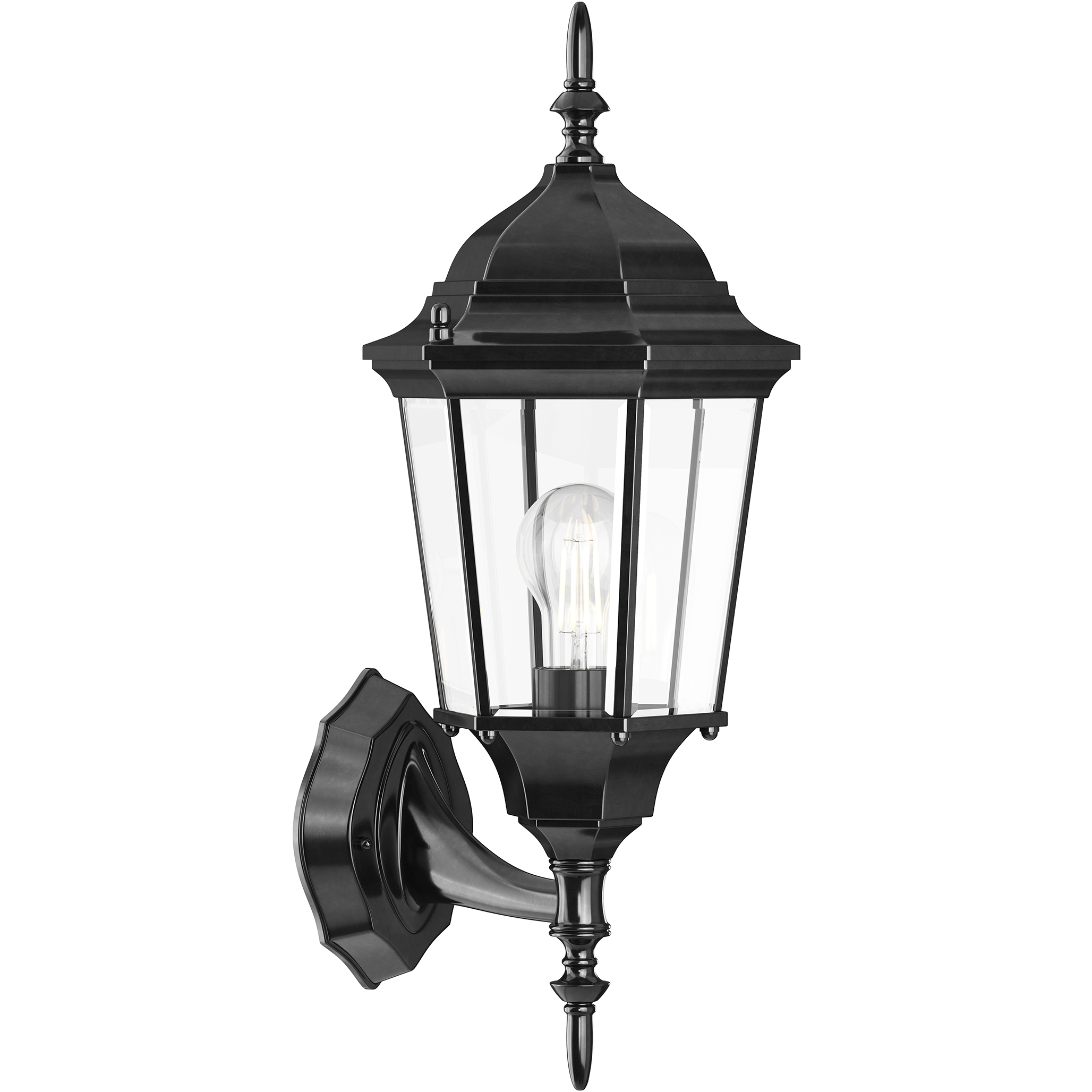 Madison 1 Light 23 inch Black Outdoor Wall, Large