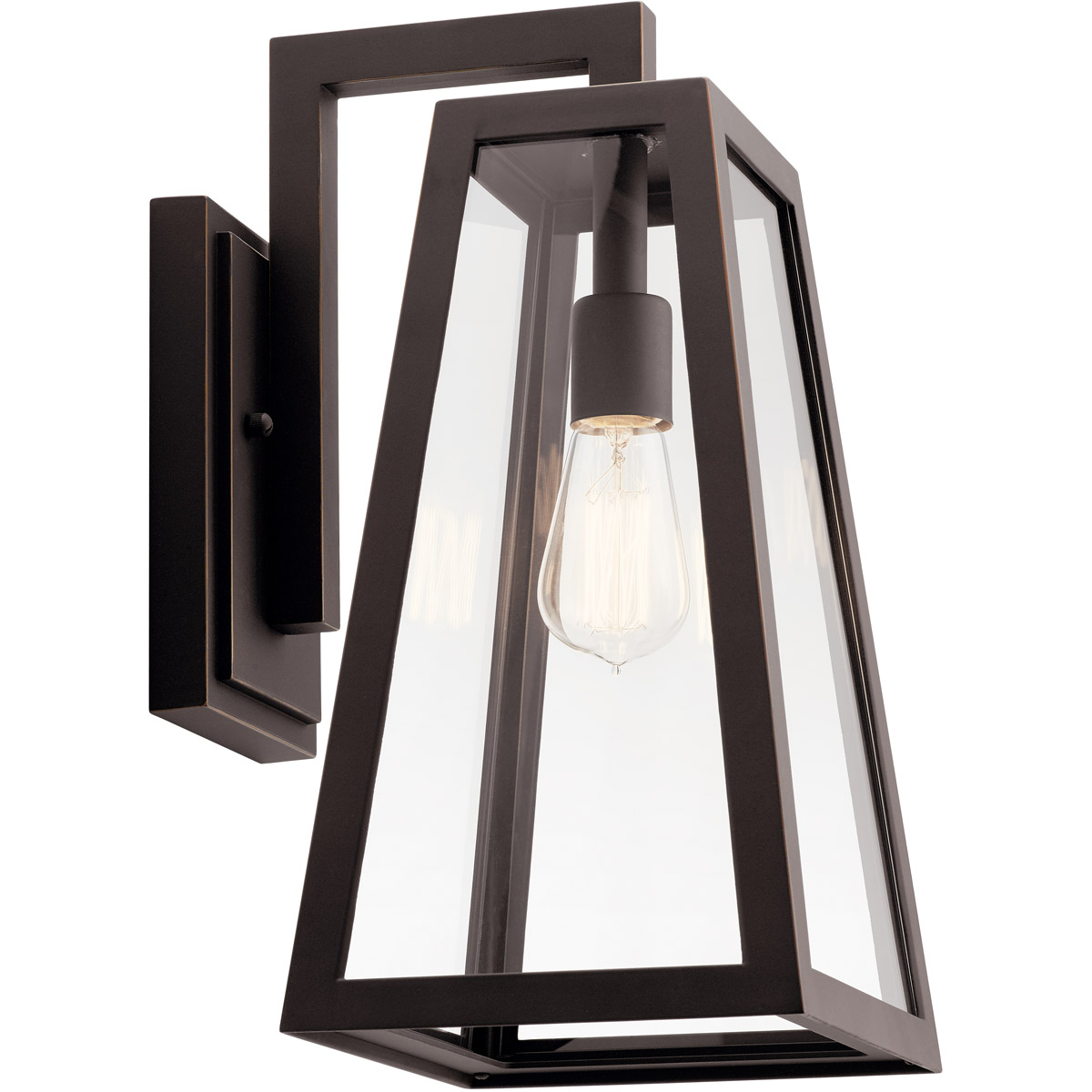 Delison 1 Light 17 inch Rubbed Bronze Outdoor Wall, Large