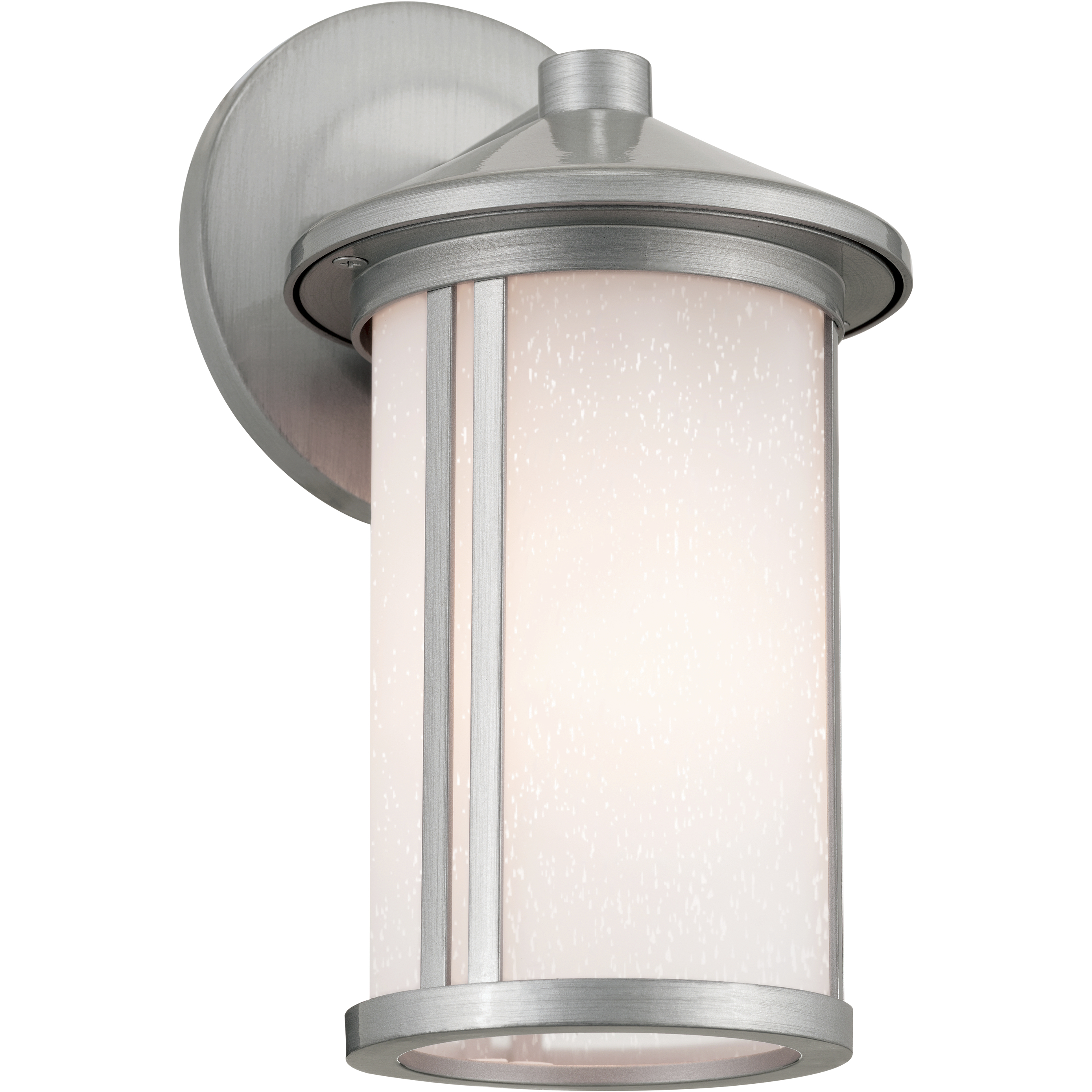 Lombard 1 Light 10.5 inch Brushed Aluminum Outdoor Wall Sconce, Small