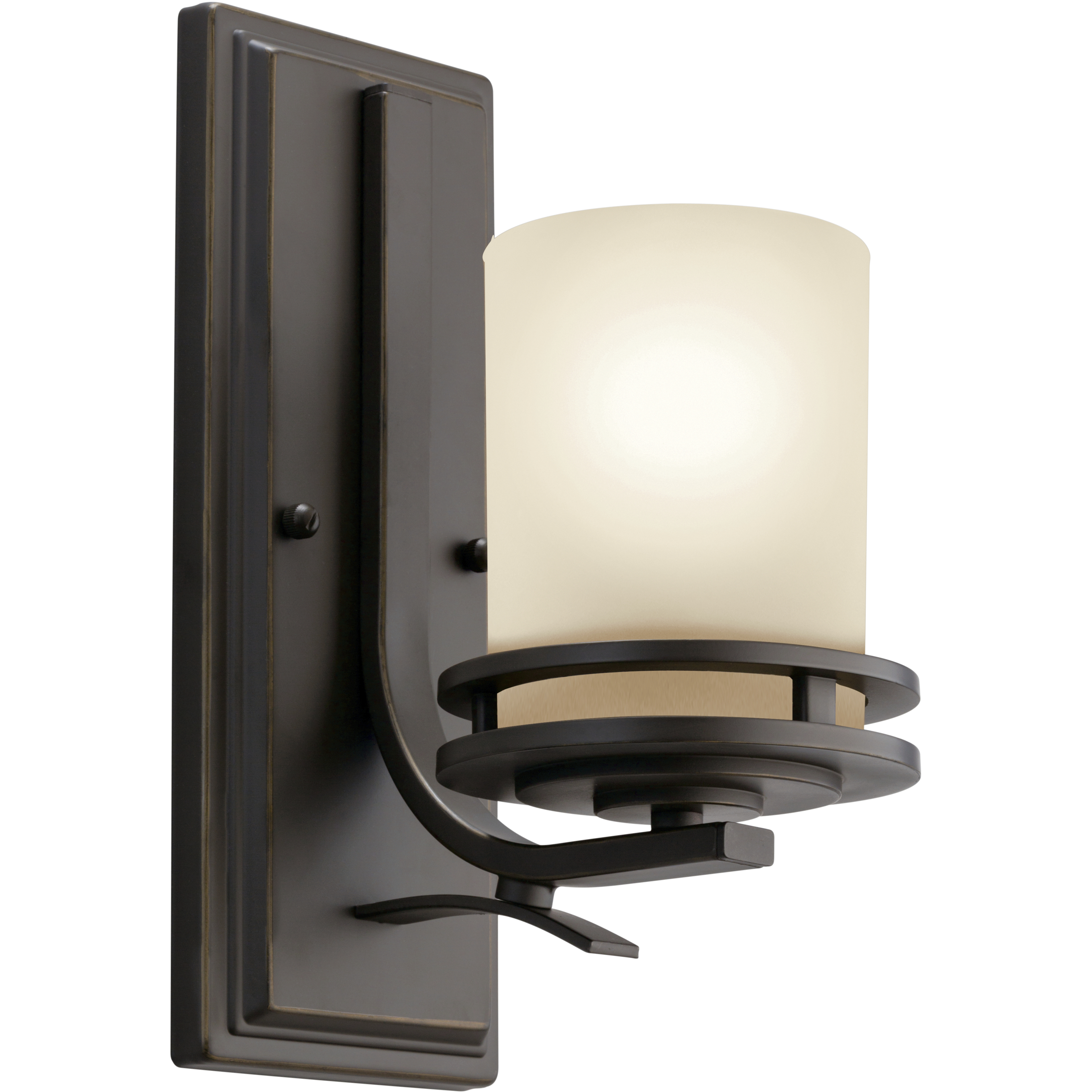 Hendrik 1 Light 5 inch Olde Bronze Wall Bracket Wall Light in Light Umber