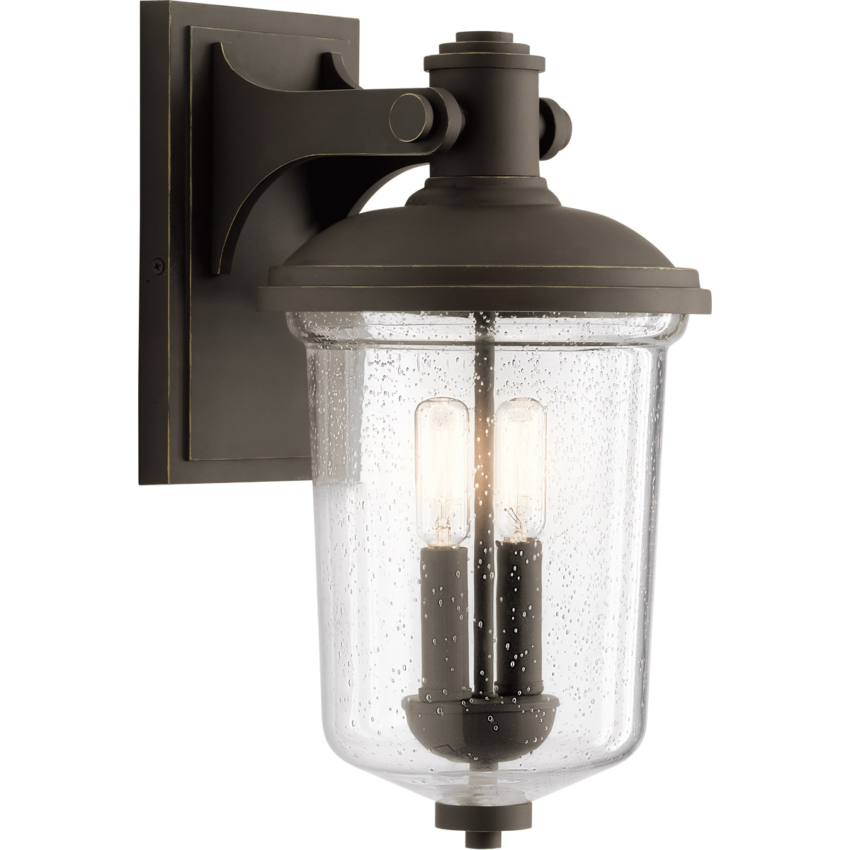 Harmont 2 Light 16 inch Olde Bronze Outdoor Wall Mount, Medium