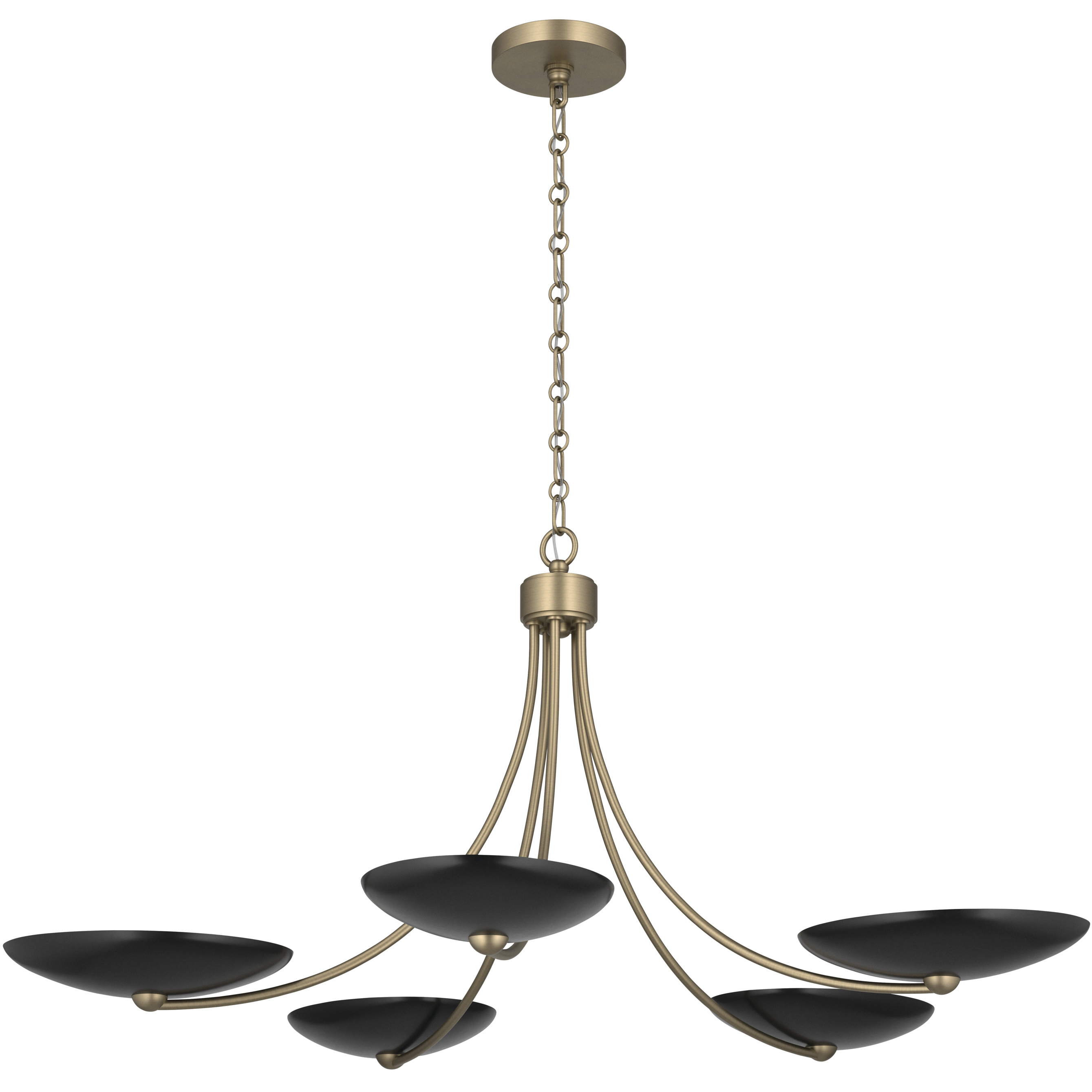 Palmela 5 Light Champagne Bronze Chandelier Ceiling Light