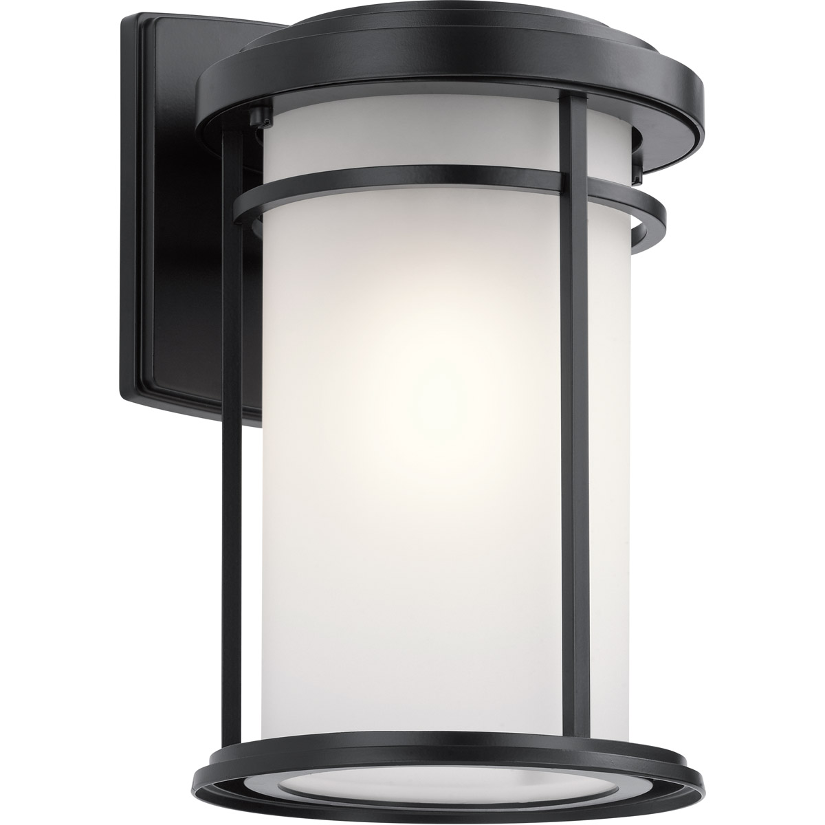 Toman 1 Light 14 inch Black Outdoor Wall in Incandescent, Medium