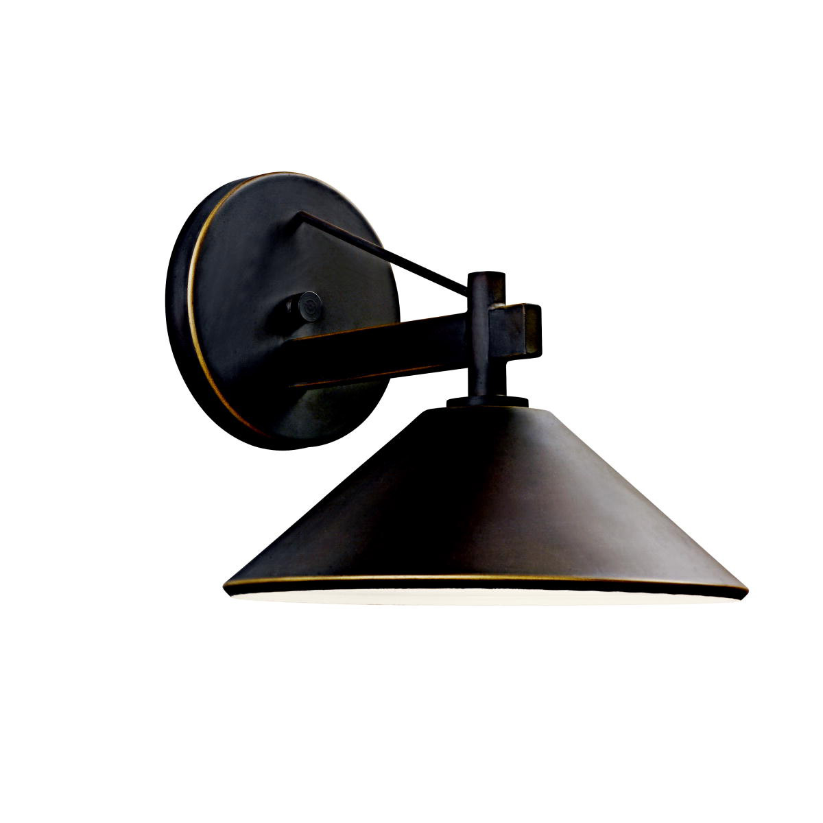 Kichler Mill Lane Anvil Iron Outdoor Wall Light 49962AVI