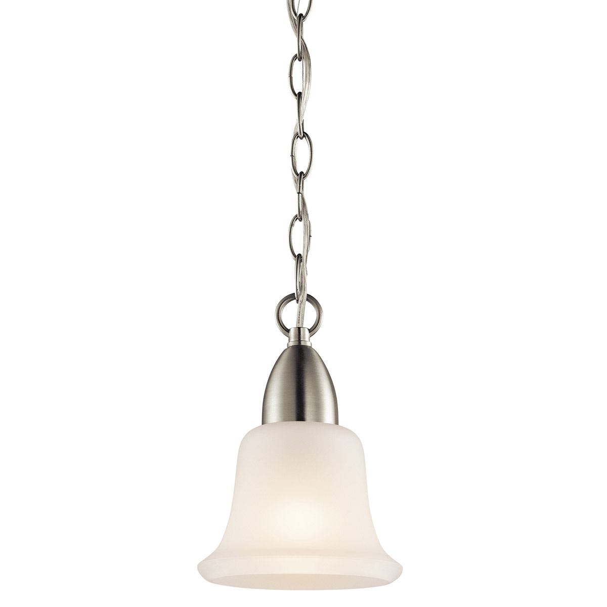 Nicholson 1 Light 6 inch Brushed Nickel Mini Pendant Ceiling Light