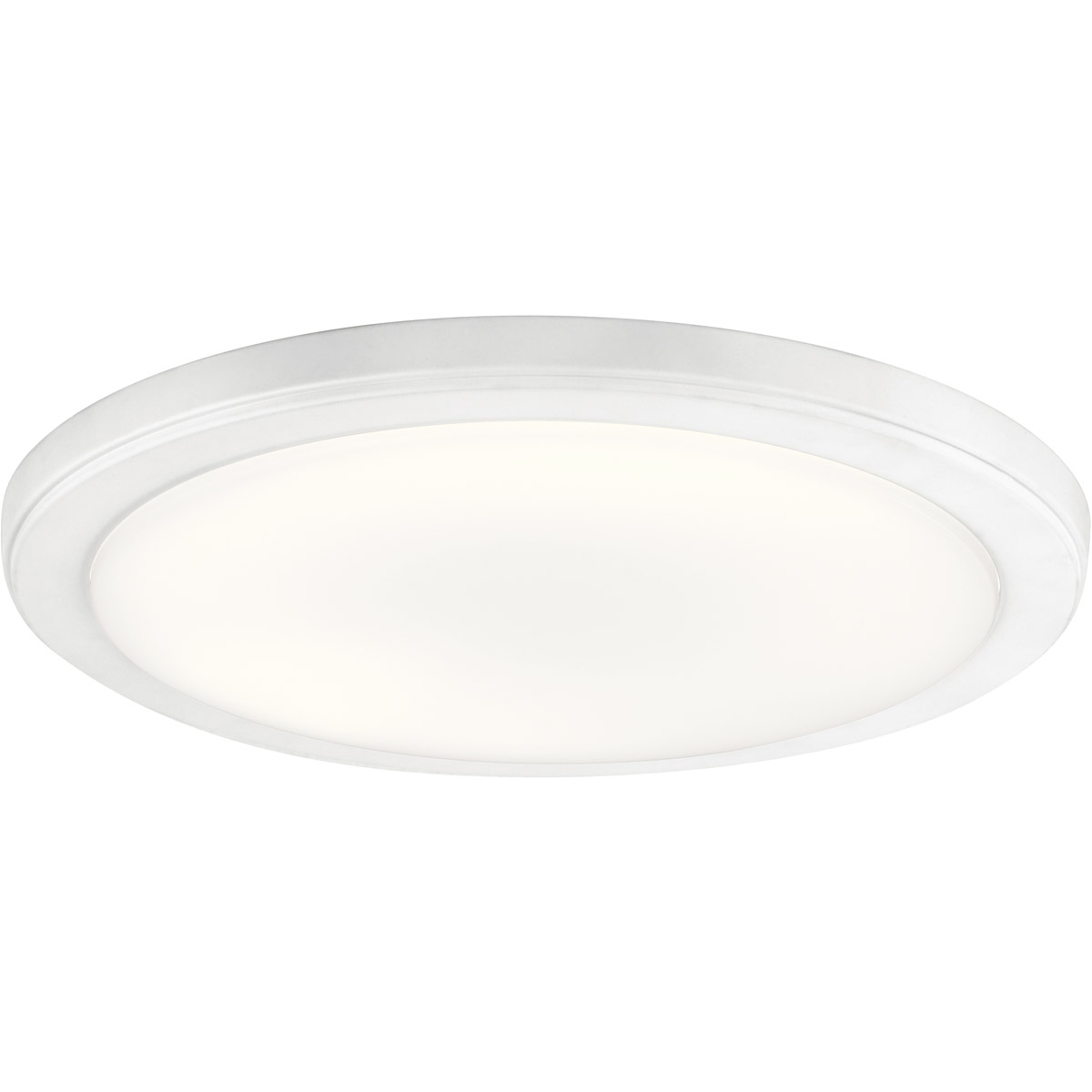 Zeo LED 13 inch White Flush Mount Light Ceiling Light in 3000K