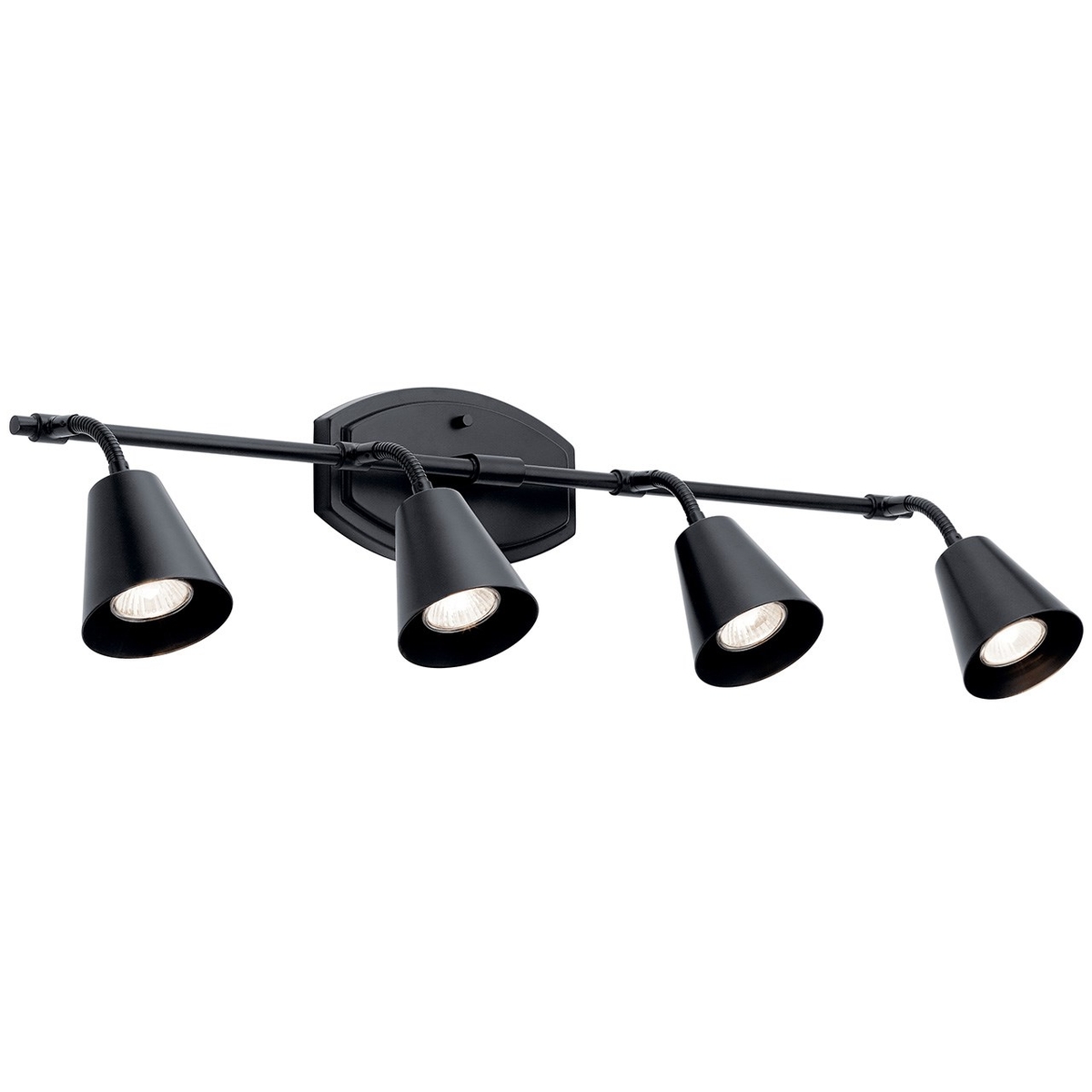 Sylvia 4 Light 120 Black Rail Light Ceiling Light