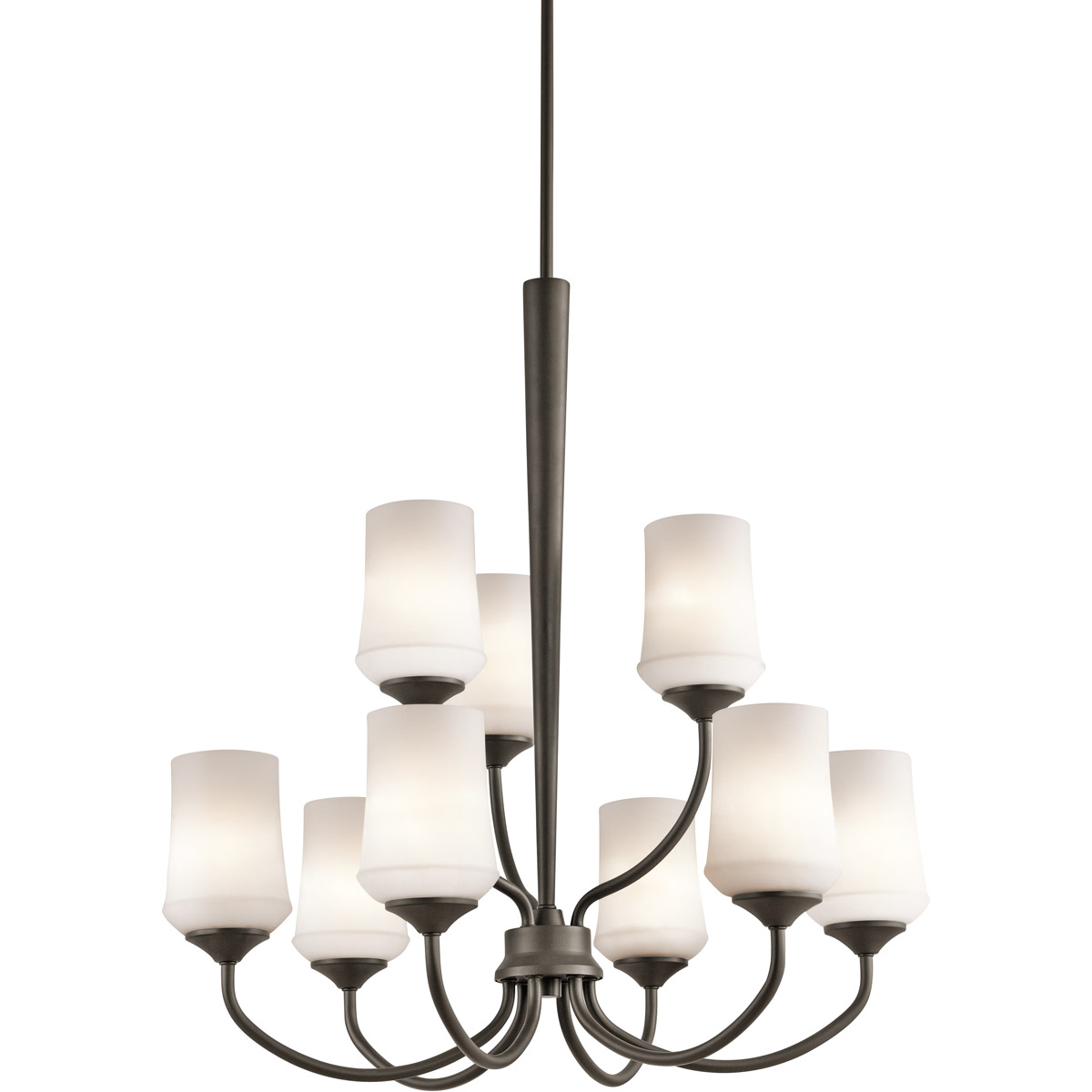 Aubrey LED 28.75 inch Olde Bronze Chandelier 2 Tier Ceiling Light, 2 Tier