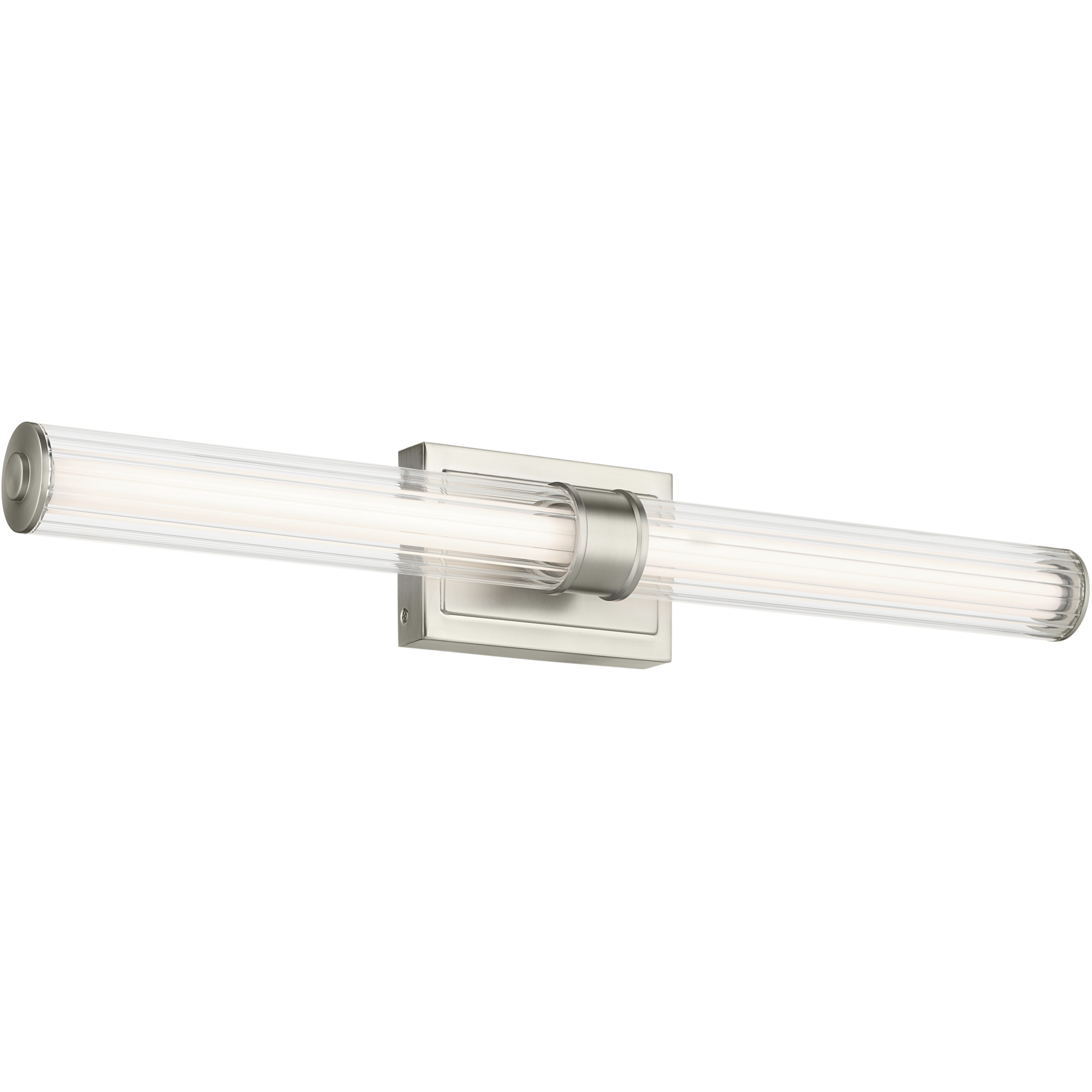Laurene LED 31 inch Brushed Nickel Linear Bath Bar Wall Light, Large