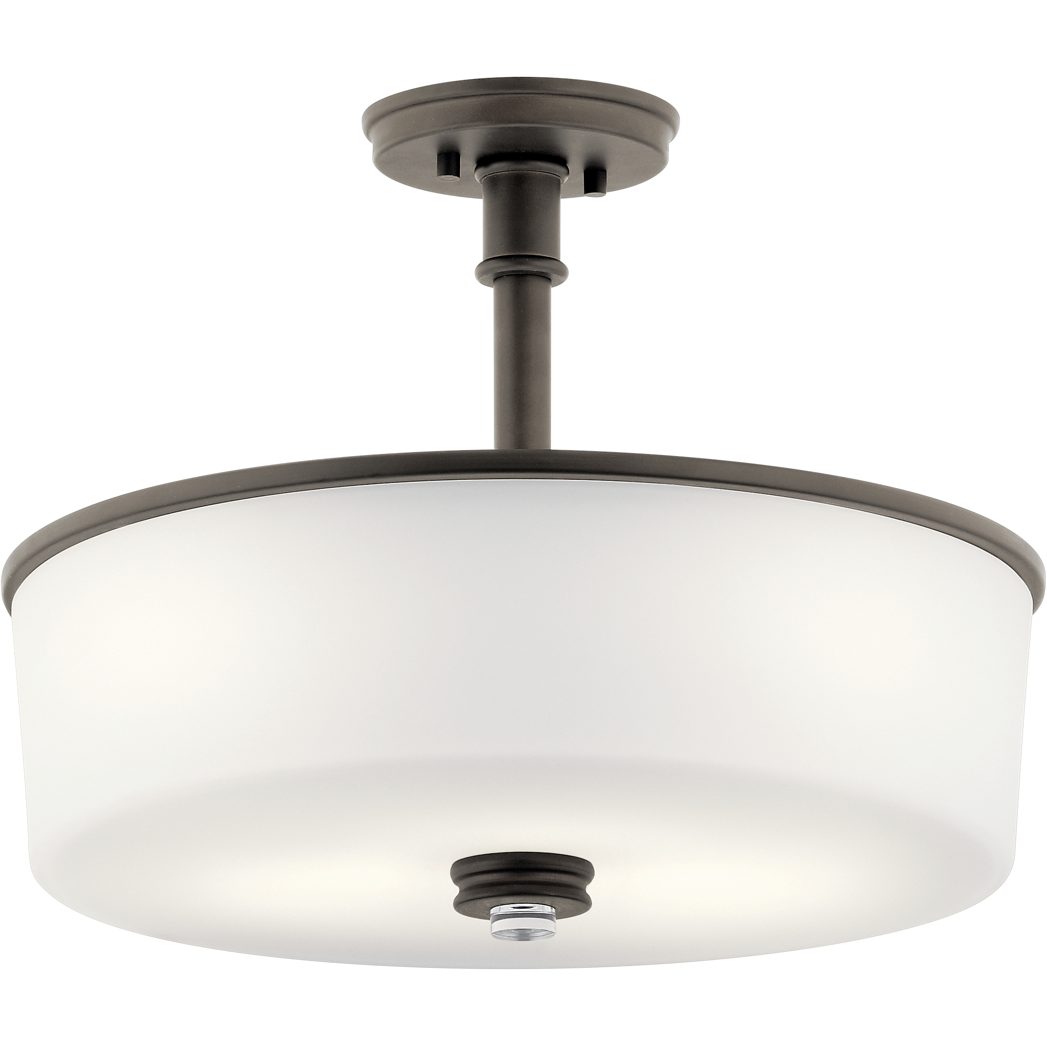 Joelson 3 Light 17.75 inch Olde Bronze Pendant/Semi Flush Ceiling Light in Incandescent