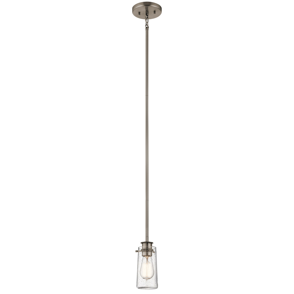 Braelyn 1 Light 3.75 inch Classic Pewter Mini Pendant Ceiling Light